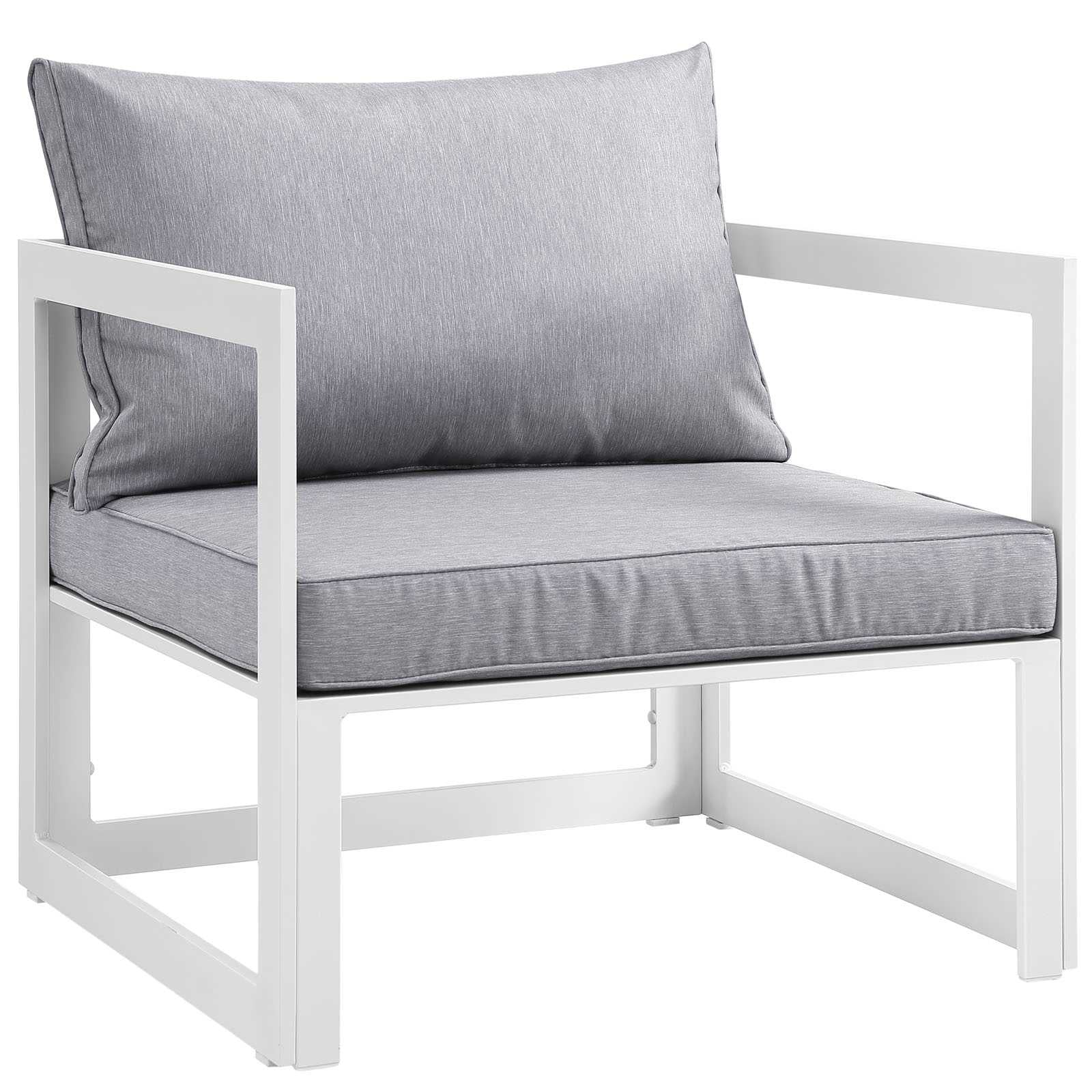 Modway EEI-1721-WHI-GRY-SET Patio-Conversation-Sets - View #3