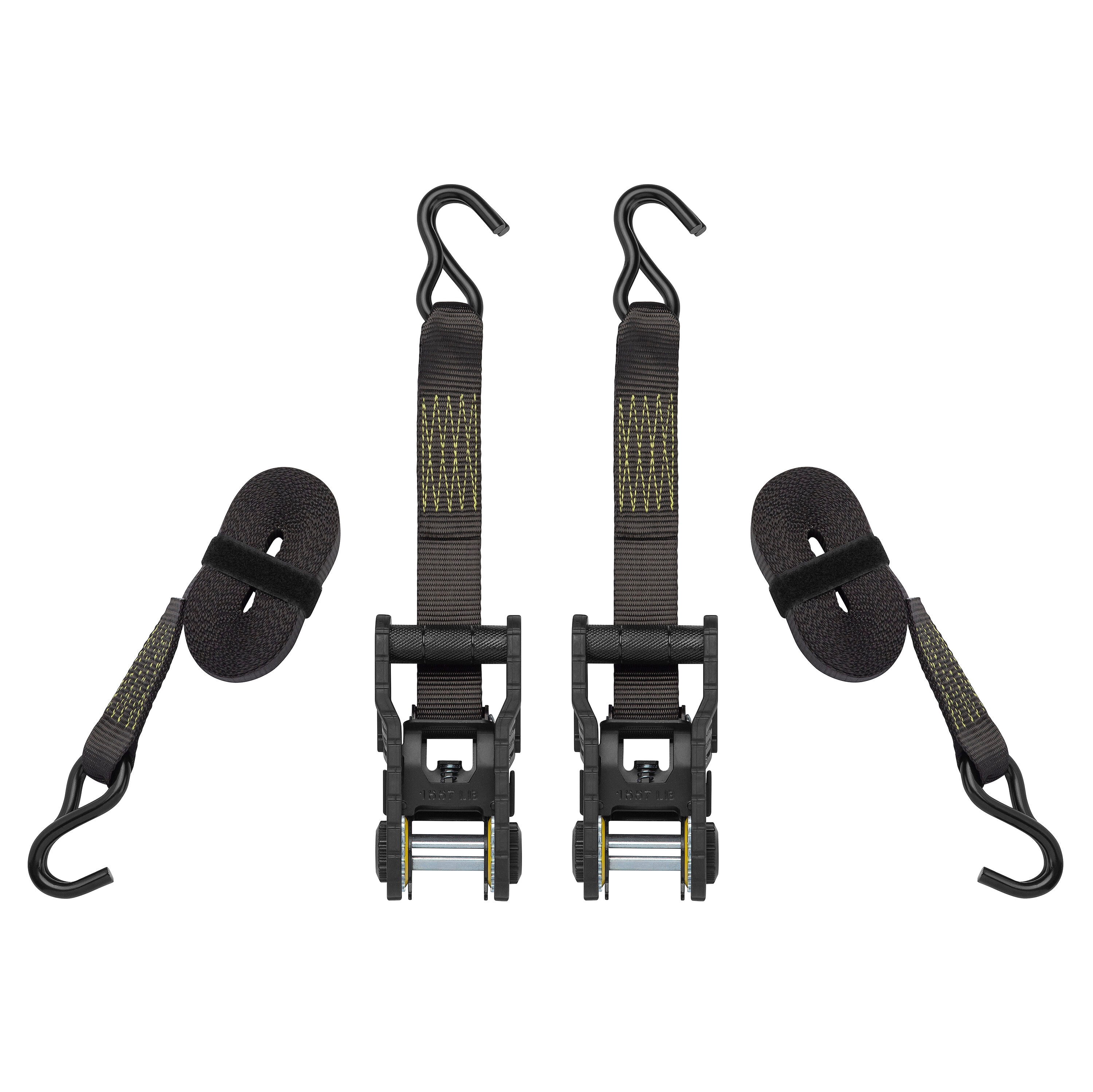 CargoSmart 2-in x 16-ft Ratchet Tie Down 2-Pack 1000-lb in the Tie Downs  department at