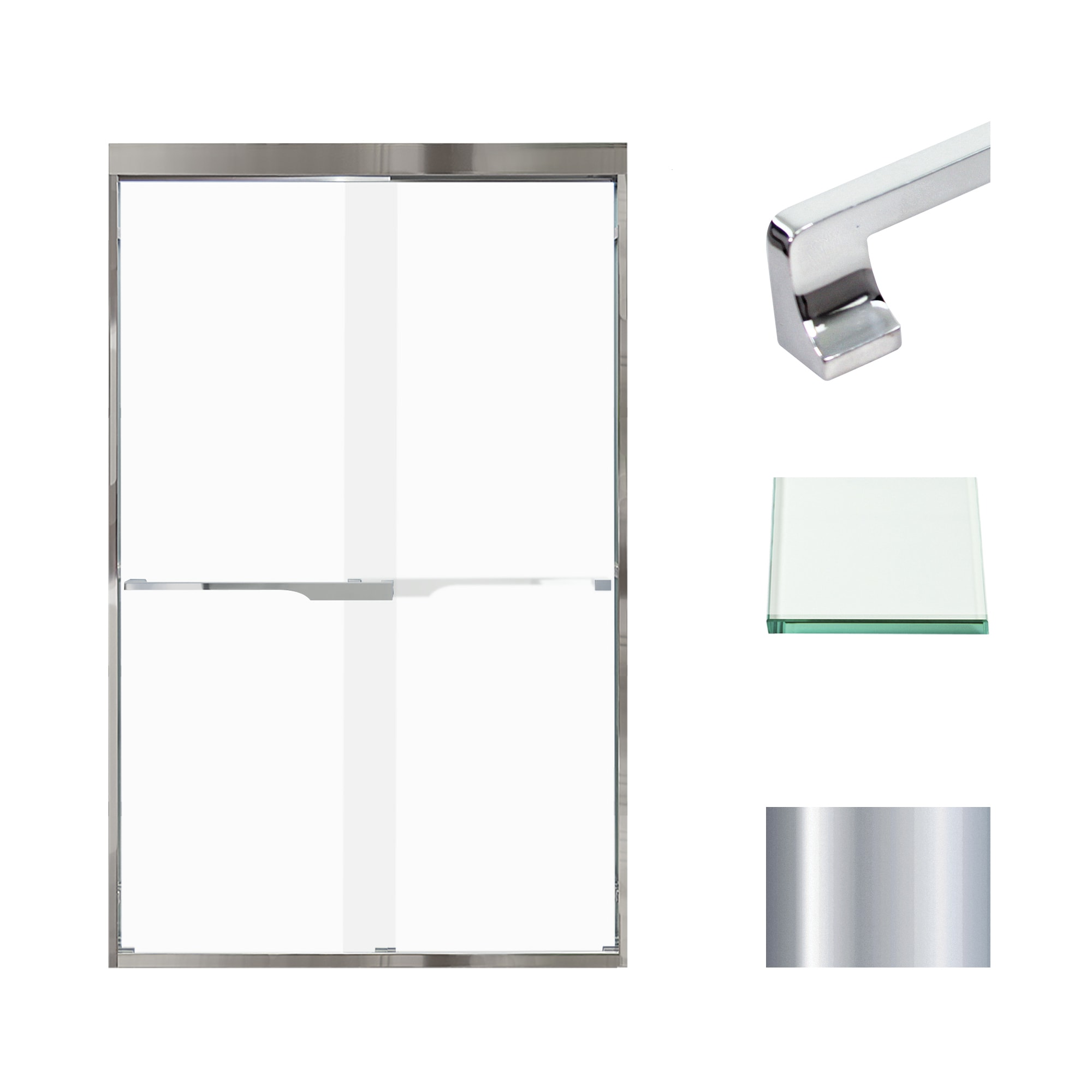 Transolid FBPT487608F-J-PC Shower-Doors - View #2