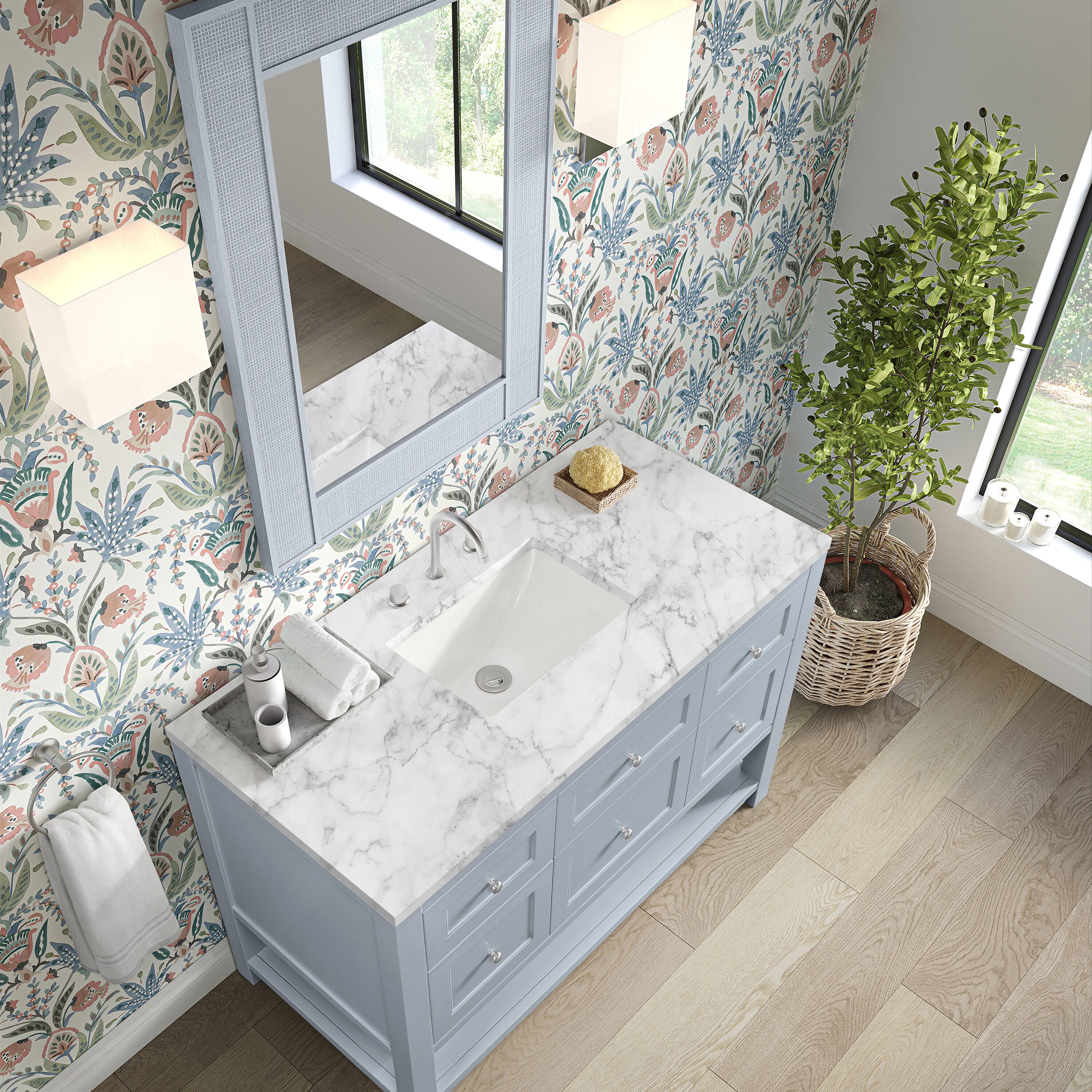 James Martin Vanities 330-V48-SRB-3CAR Bath-Vanity-Combo - View #7