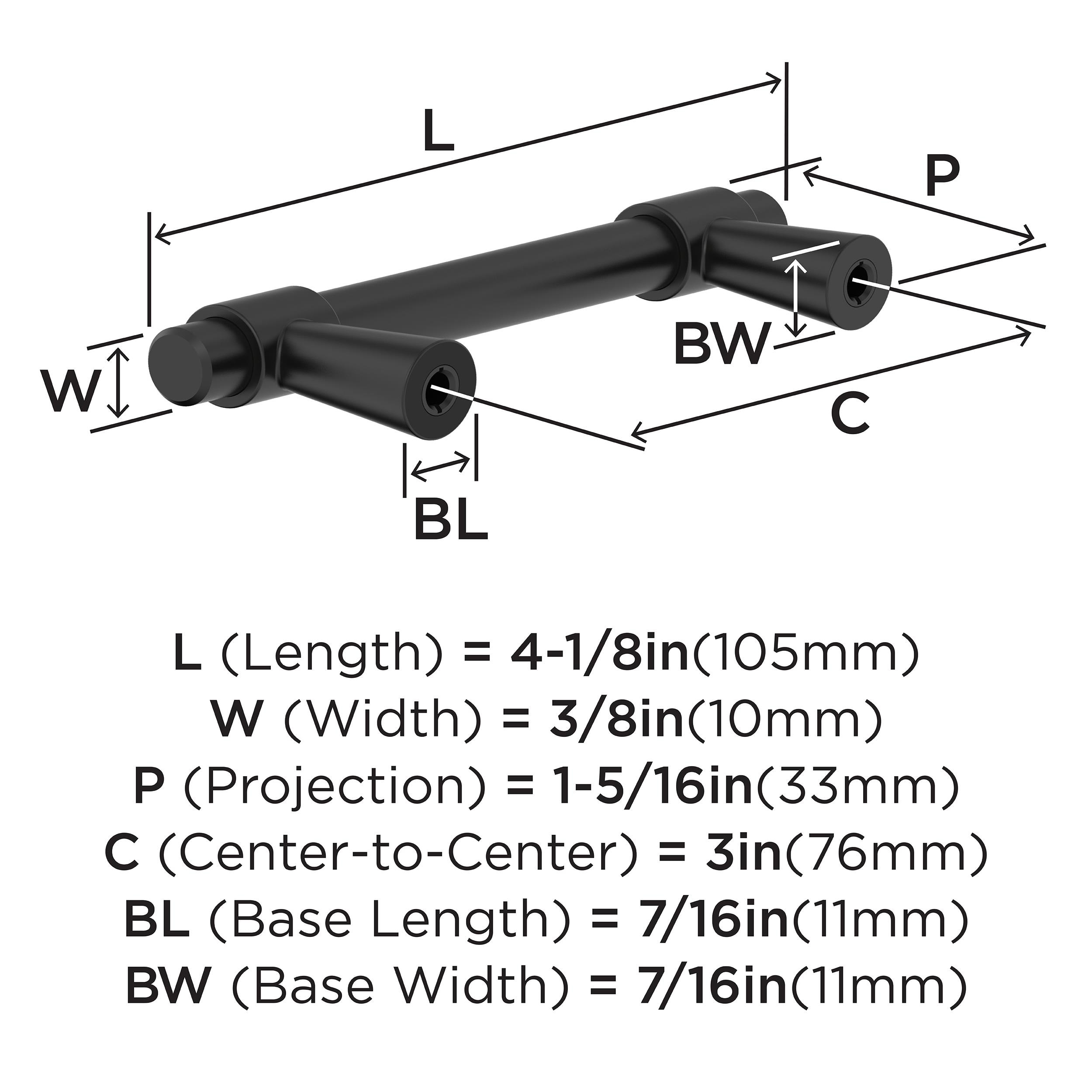 Amerock BP37370FB Cabinet-Pulls - View #5