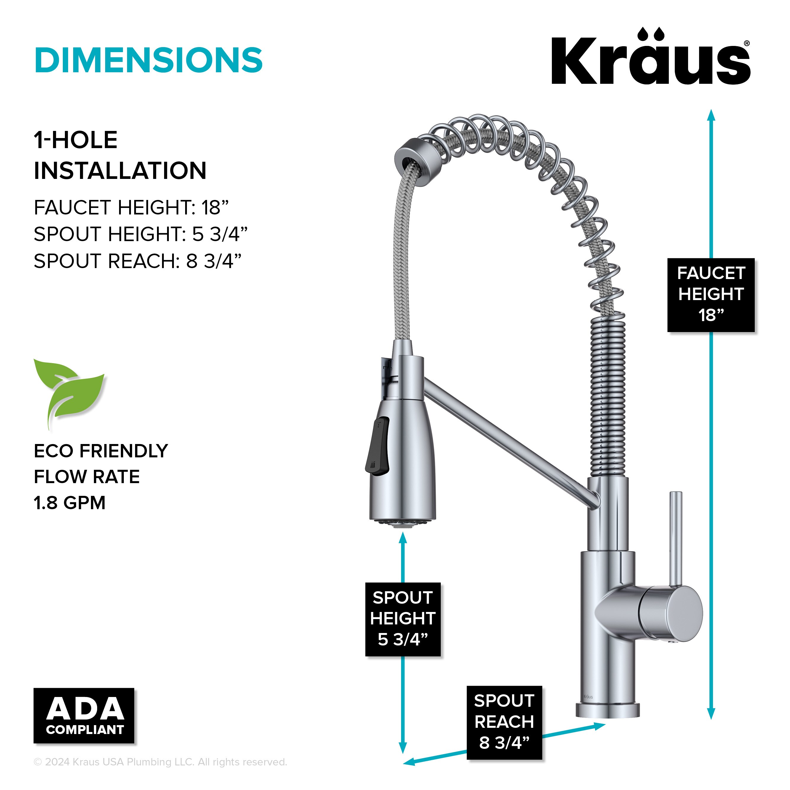 Kraus KPF-1617CH Kitchen-Faucets - View #6