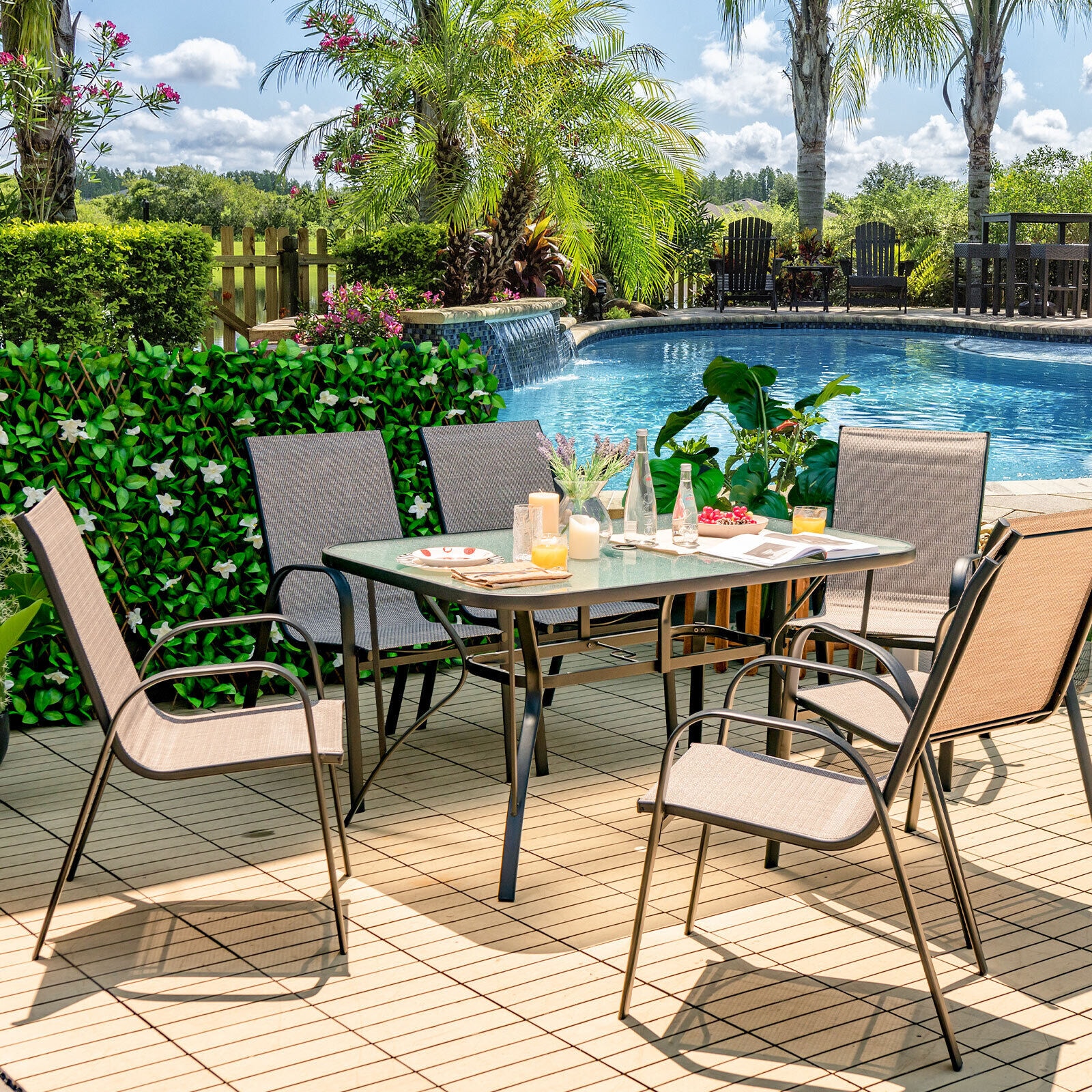 Forclover HBV-8592DK Patio-Dining-Sets - View #7