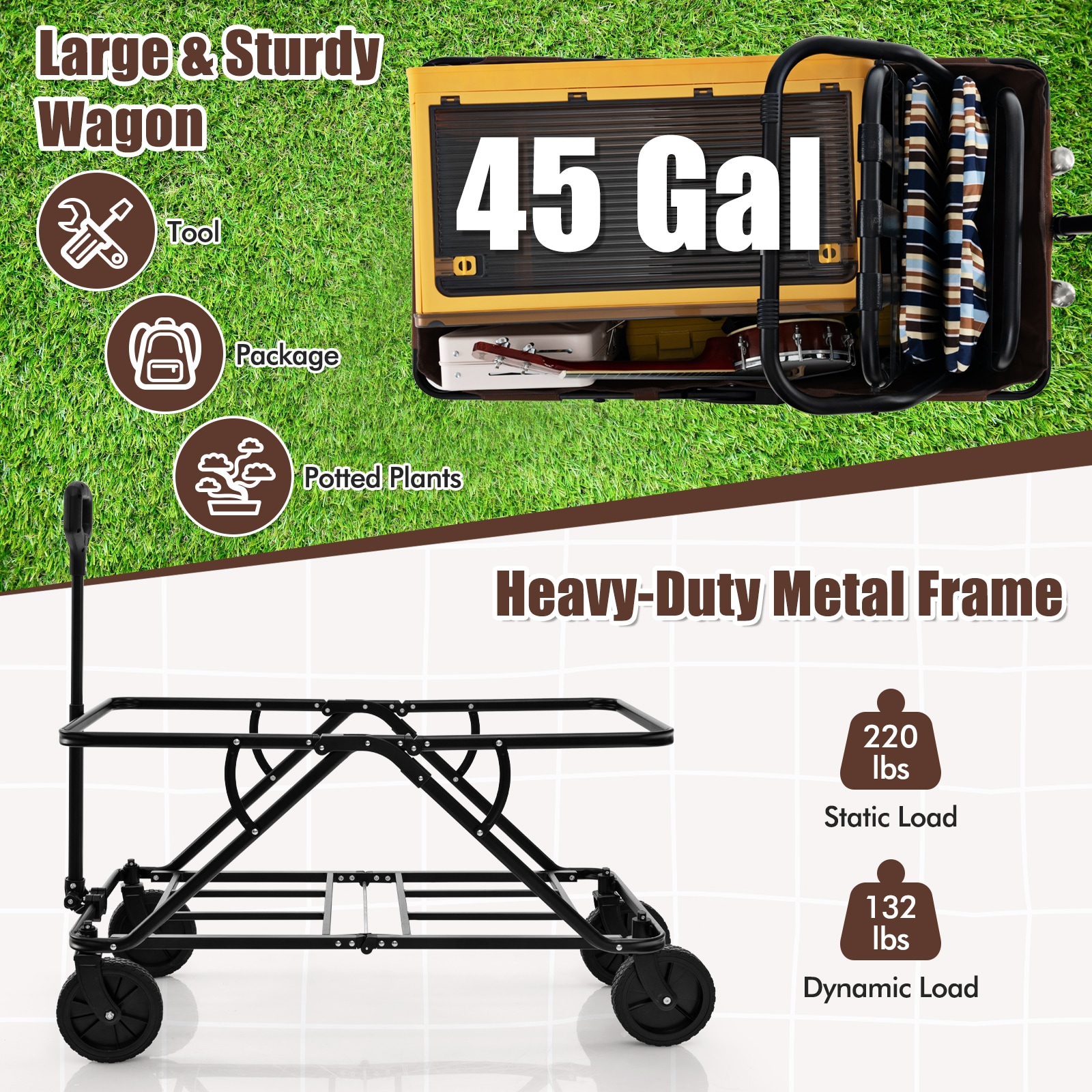 Slickblue D-CO-FC34711PN Yard-Carts - View #4