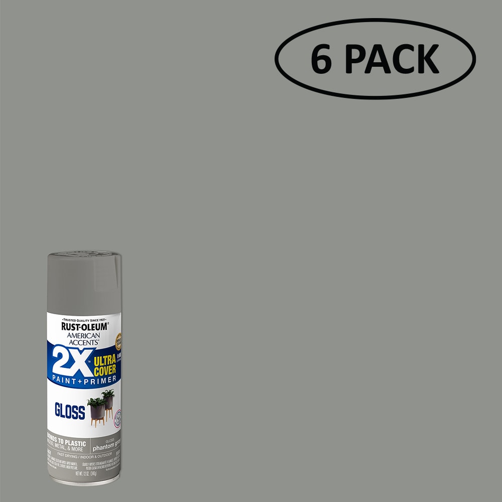 White, Rust-Oleum American Accents 2X Ultra Cover Gloss Spray