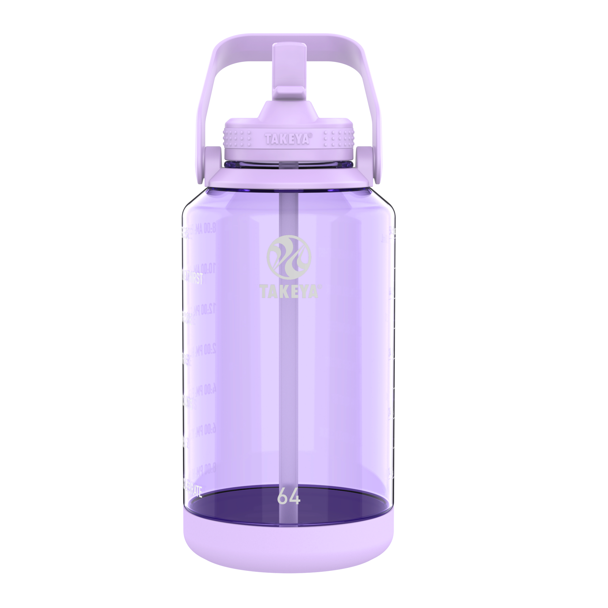 Takeya TK Tritan 64oz Stw Motv Bottle Wide Handle Vivacity Purple -  BPA-Free, Leak Proof Lid, Wide Mouth in the Water Bottles & Mugs department  at