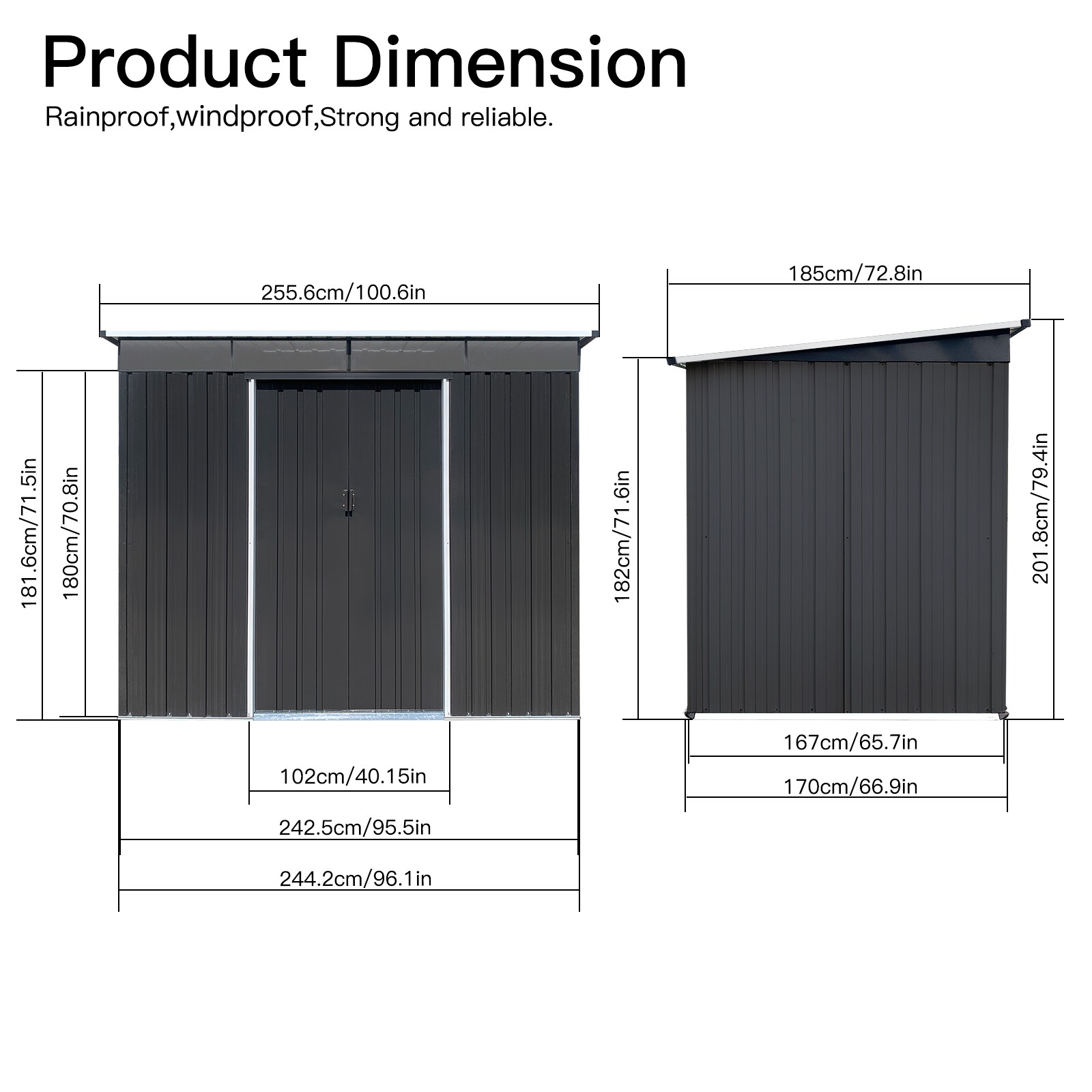GDFStudio 332423 Metal-Storage-Buildings-Sheds - View #5
