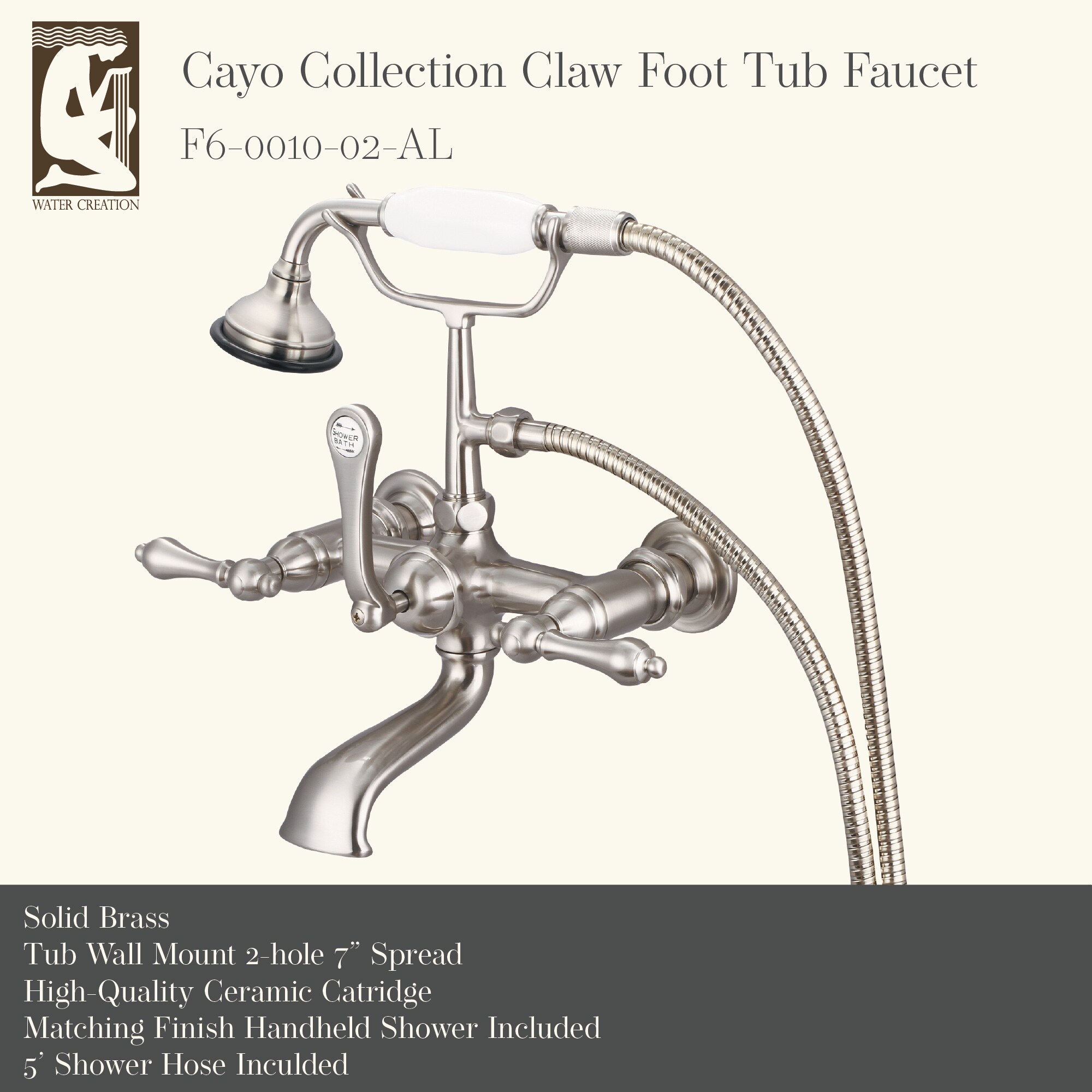 Water Creation F6-0010-02-AL Roman-Tub-Faucets - View #3