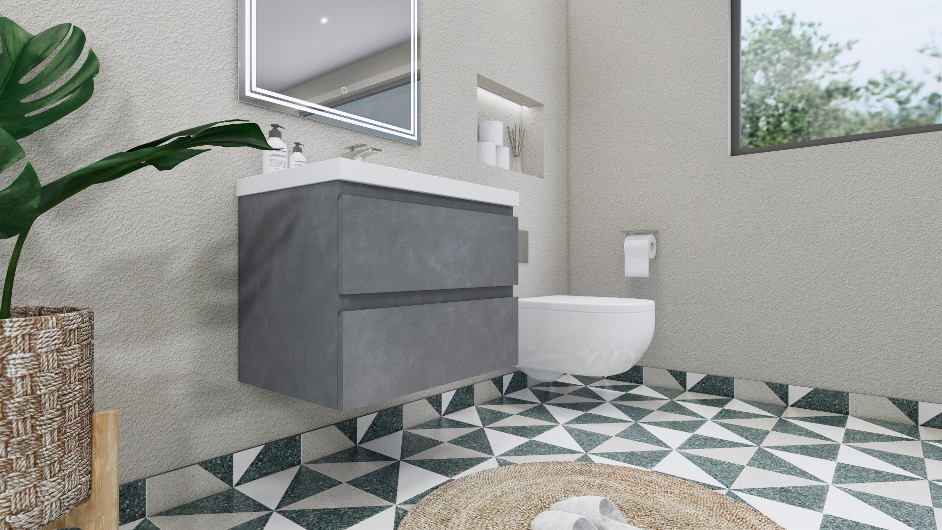 Moreno Bath MOB30-CG Bath-Vanity-Combo - View #8