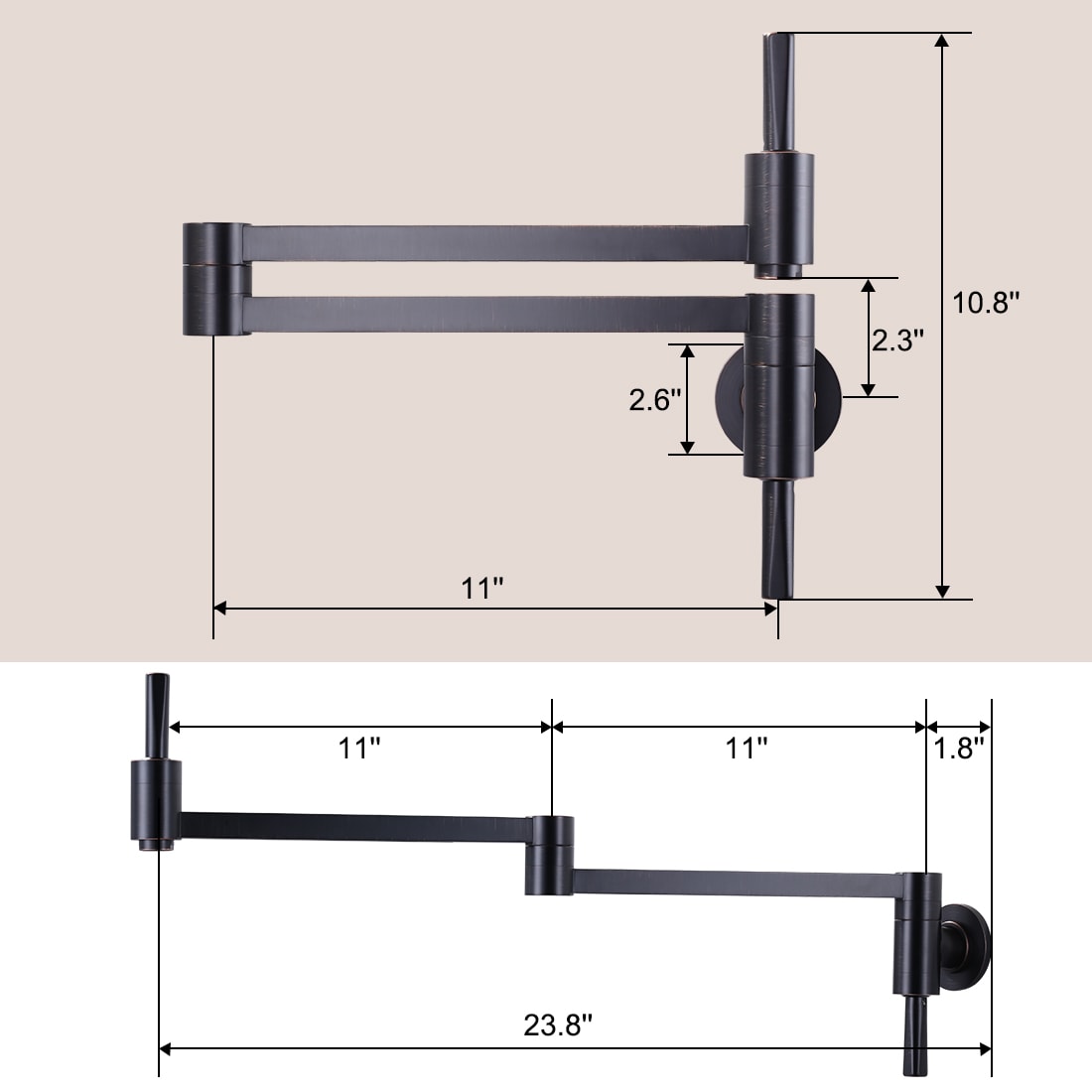 WOWOW 2311300RB Kitchen-Faucets - View #7