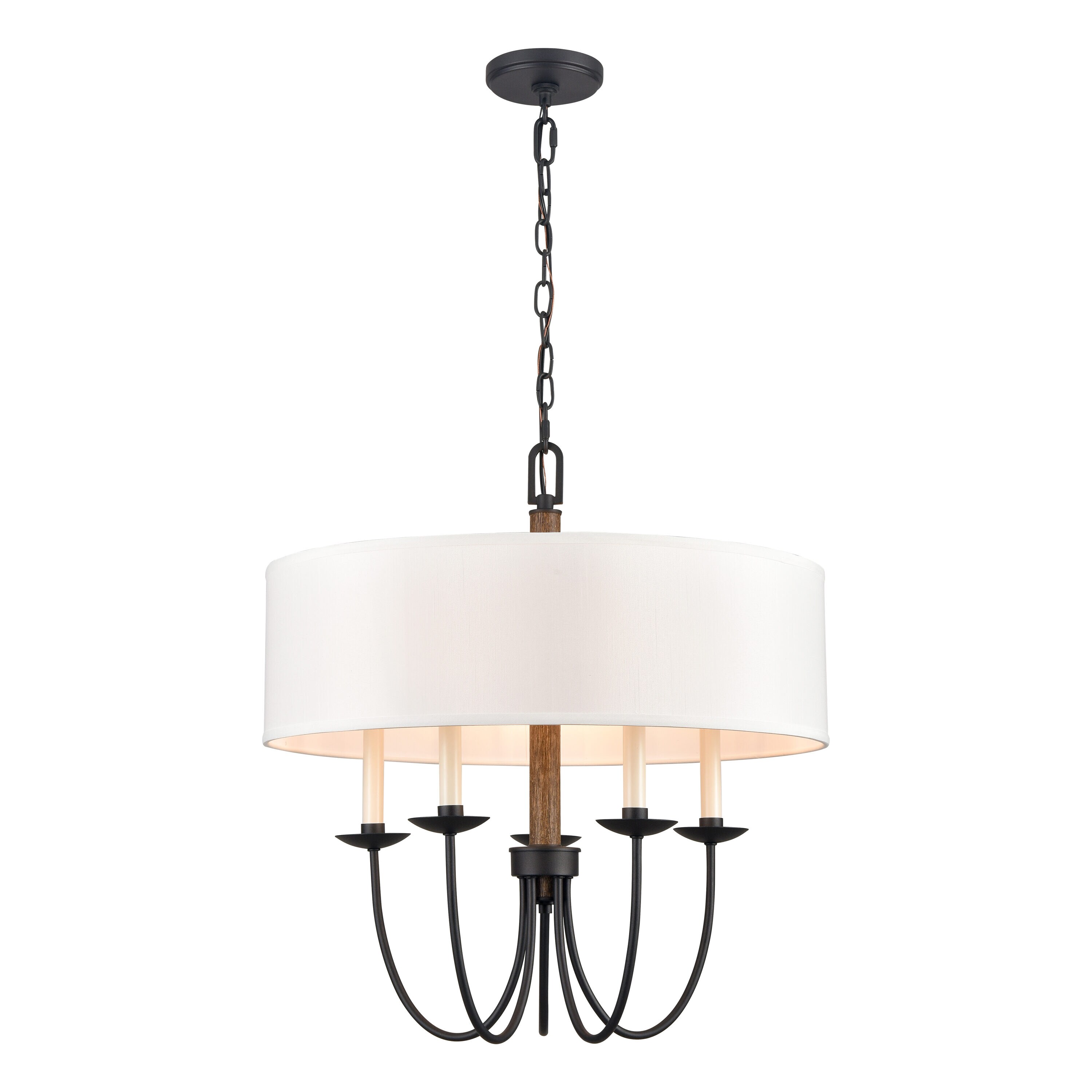Westmore by ELK Lighting LW-202302010202 Willow Black Transitional For Use in Bedrooms, Dining Rooms, Foyers, Living Rooms Chandelier