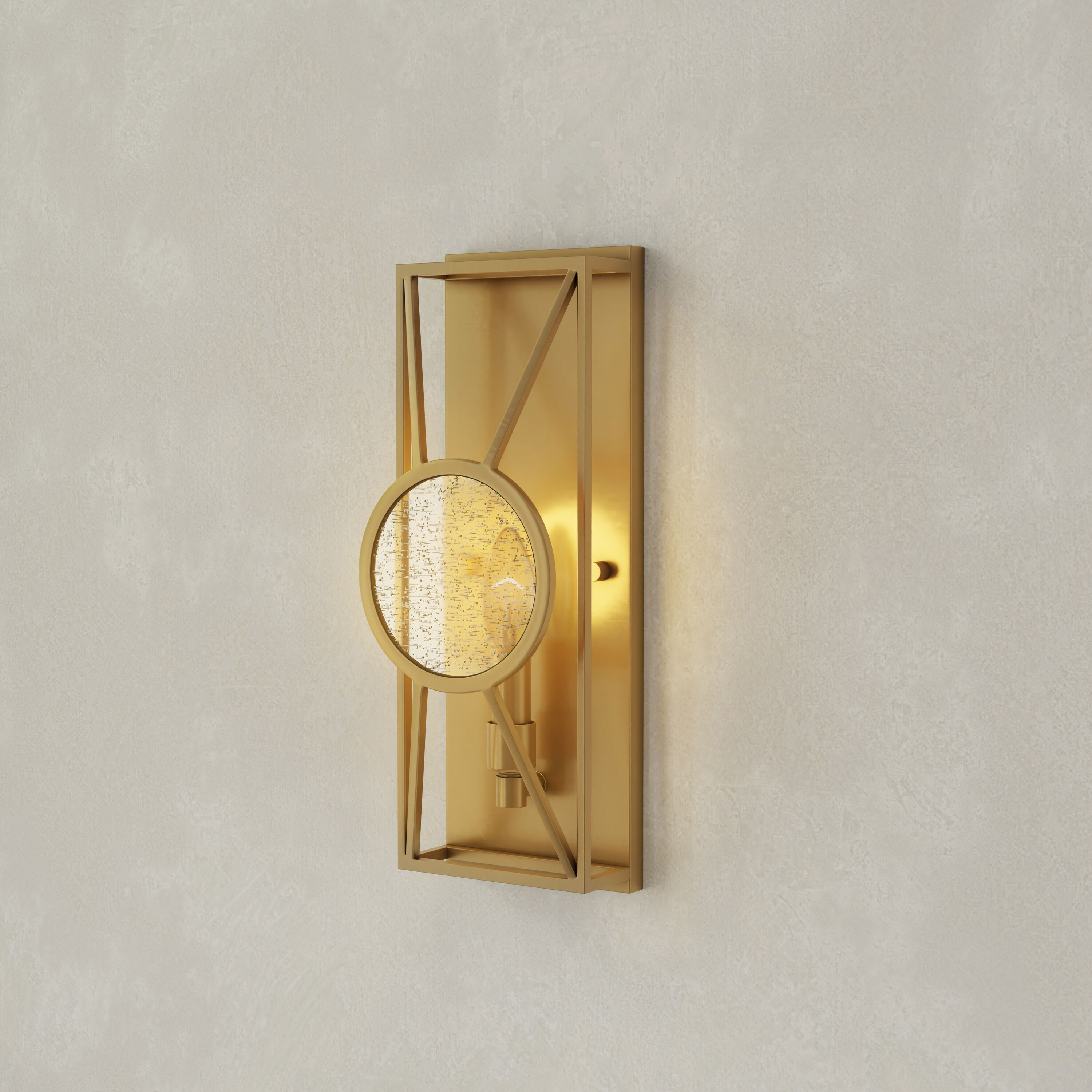 Progress Lighting P710076-196 Cumberland 5.12-in W 1 -Light Bronze Transitional Wall Sconce