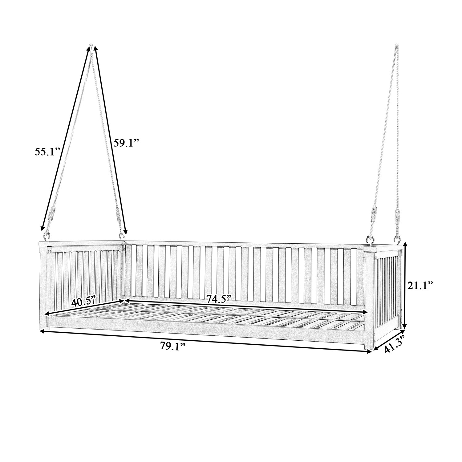 Bybafun YB8400011 Swing-Gliders - View #7