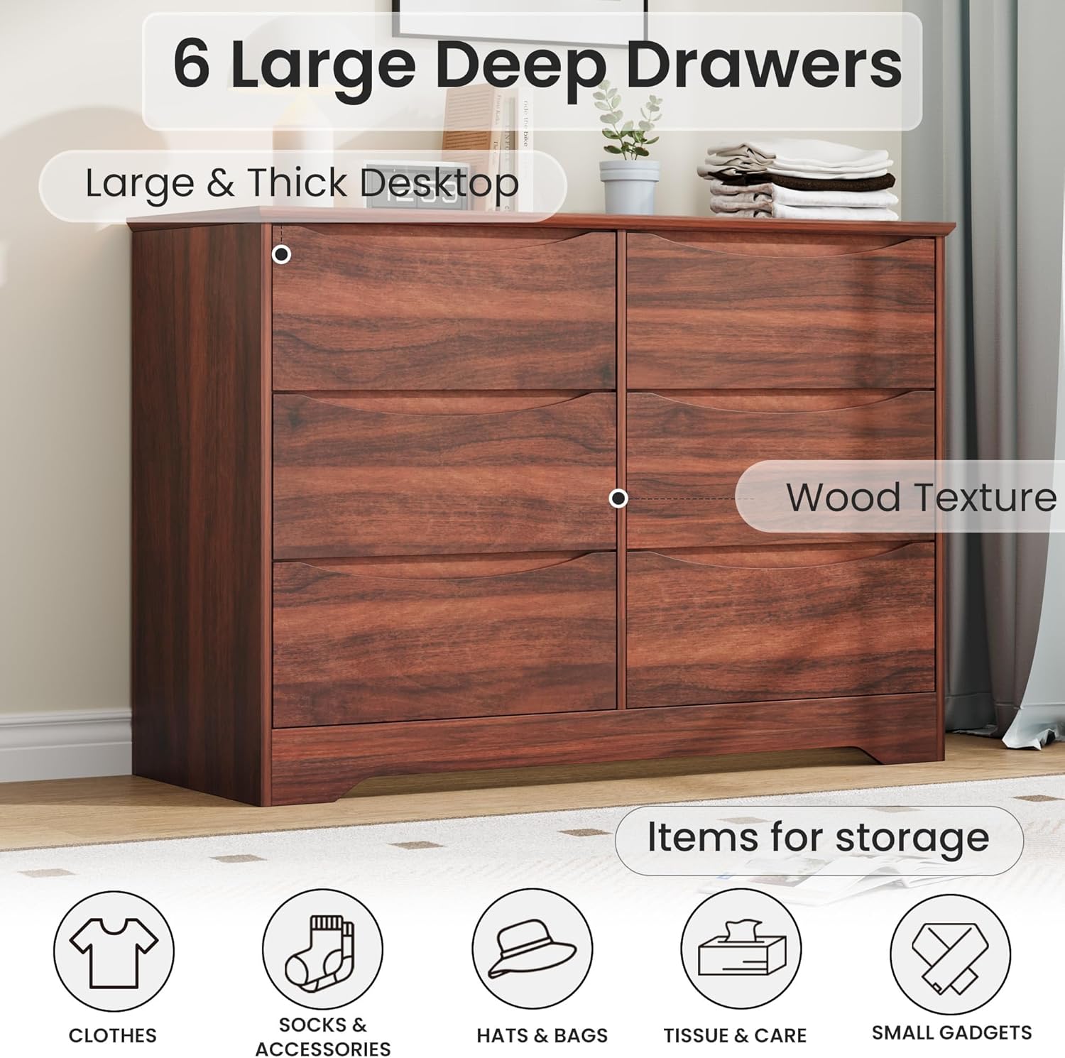 red 6 drawer dresser Amazon.com: Davinci Sammy Scallop 6-Drawer Dresser in Strawberry Red : Home  & Kitchen