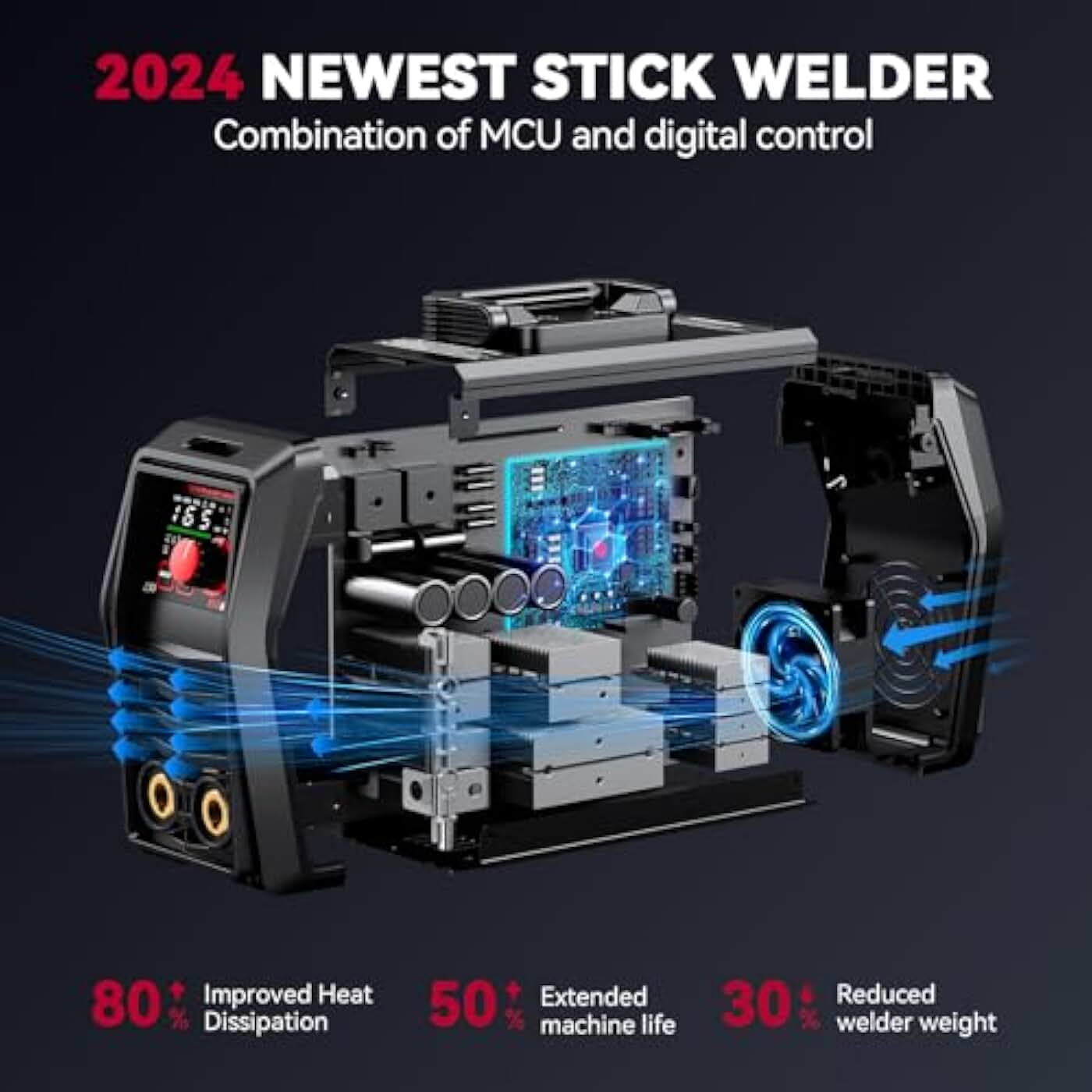Arccaptain WED10G Wire-Feed-Welders - View #2