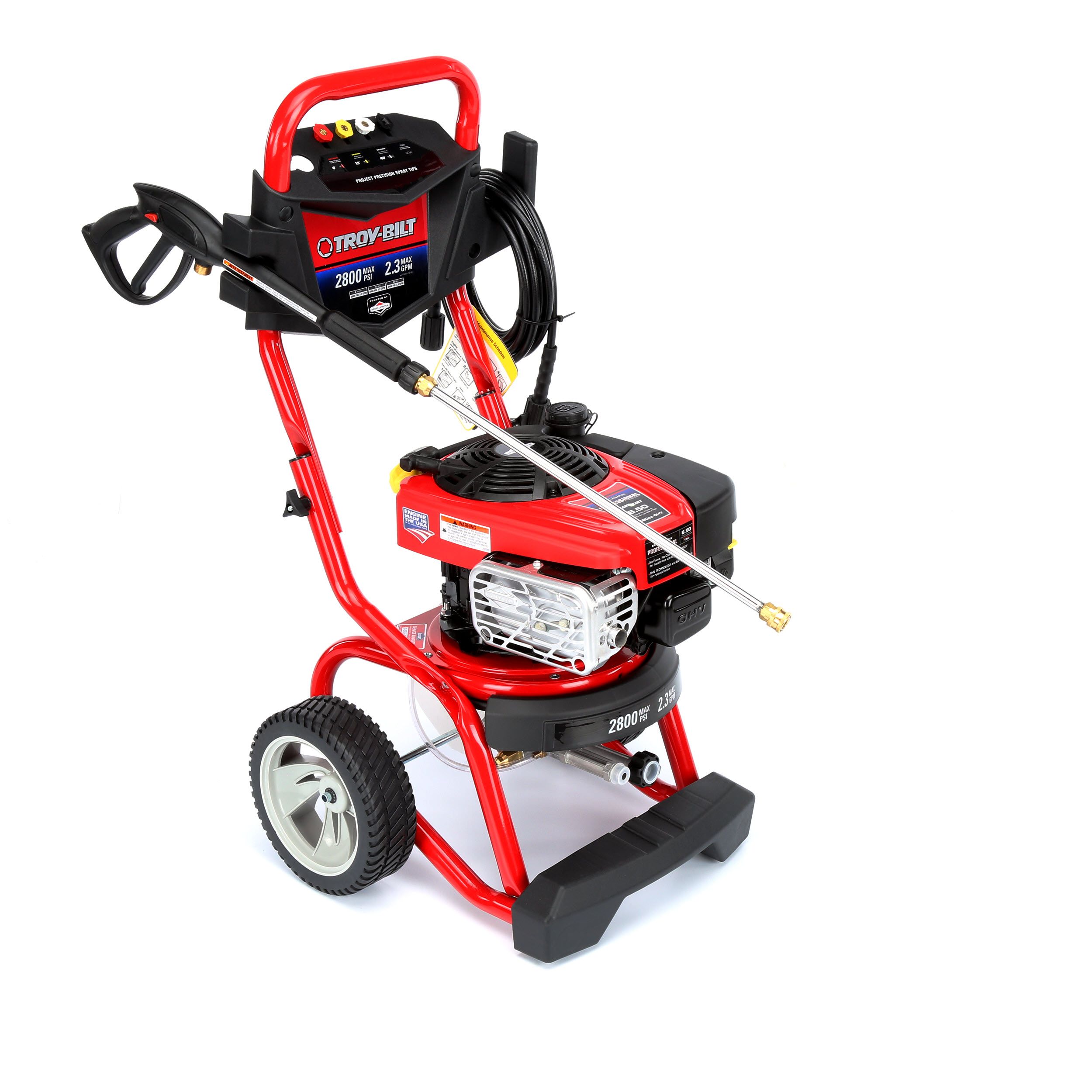 Troy-Bilt 2200 PSI Water Gas Pressure Washer In The Gas Pressure ...