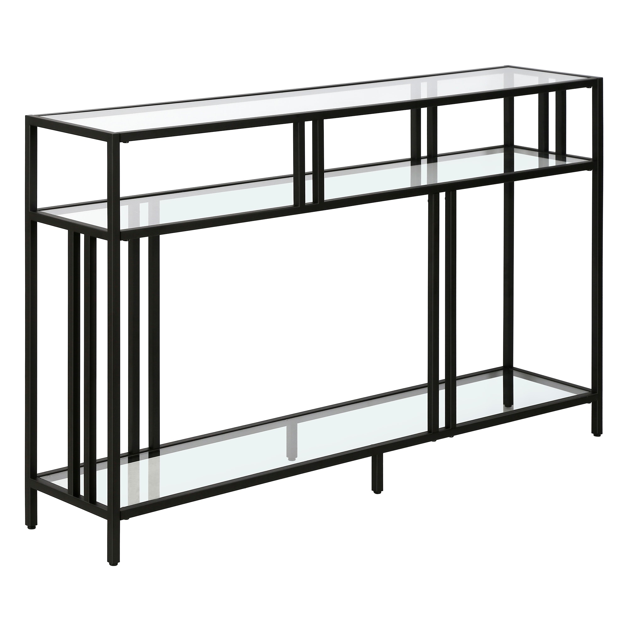 Hailey Home AT0910 Cortland Industrial Blackened Bronze Console table