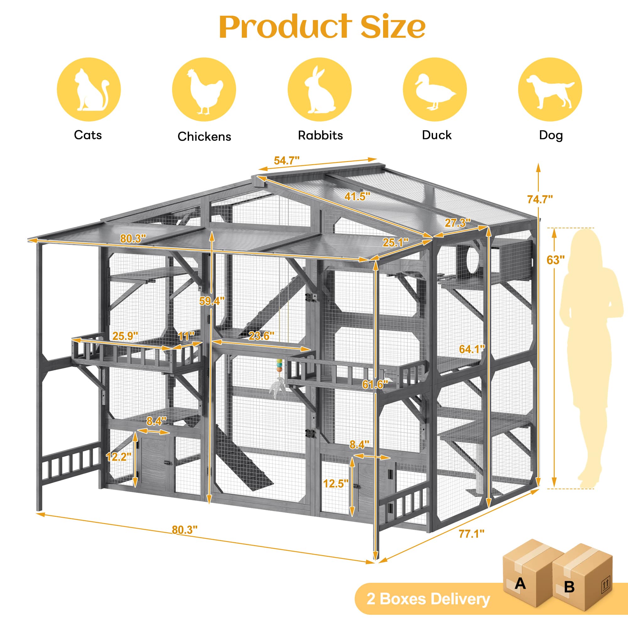 Roomfitters RF-N704G201620E Pet-Crates-Carriers - Thumbnail View #3