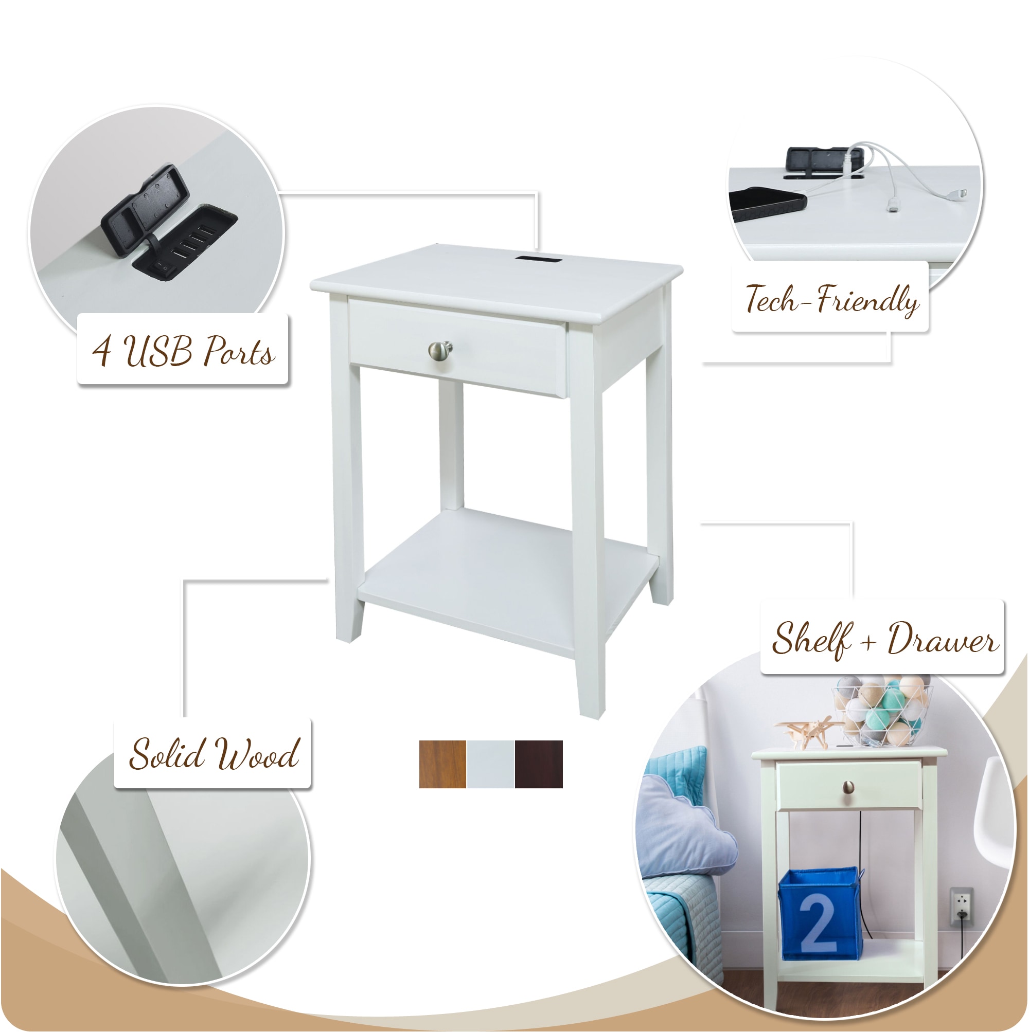 Casual Home 647-24 nightstands - View #18