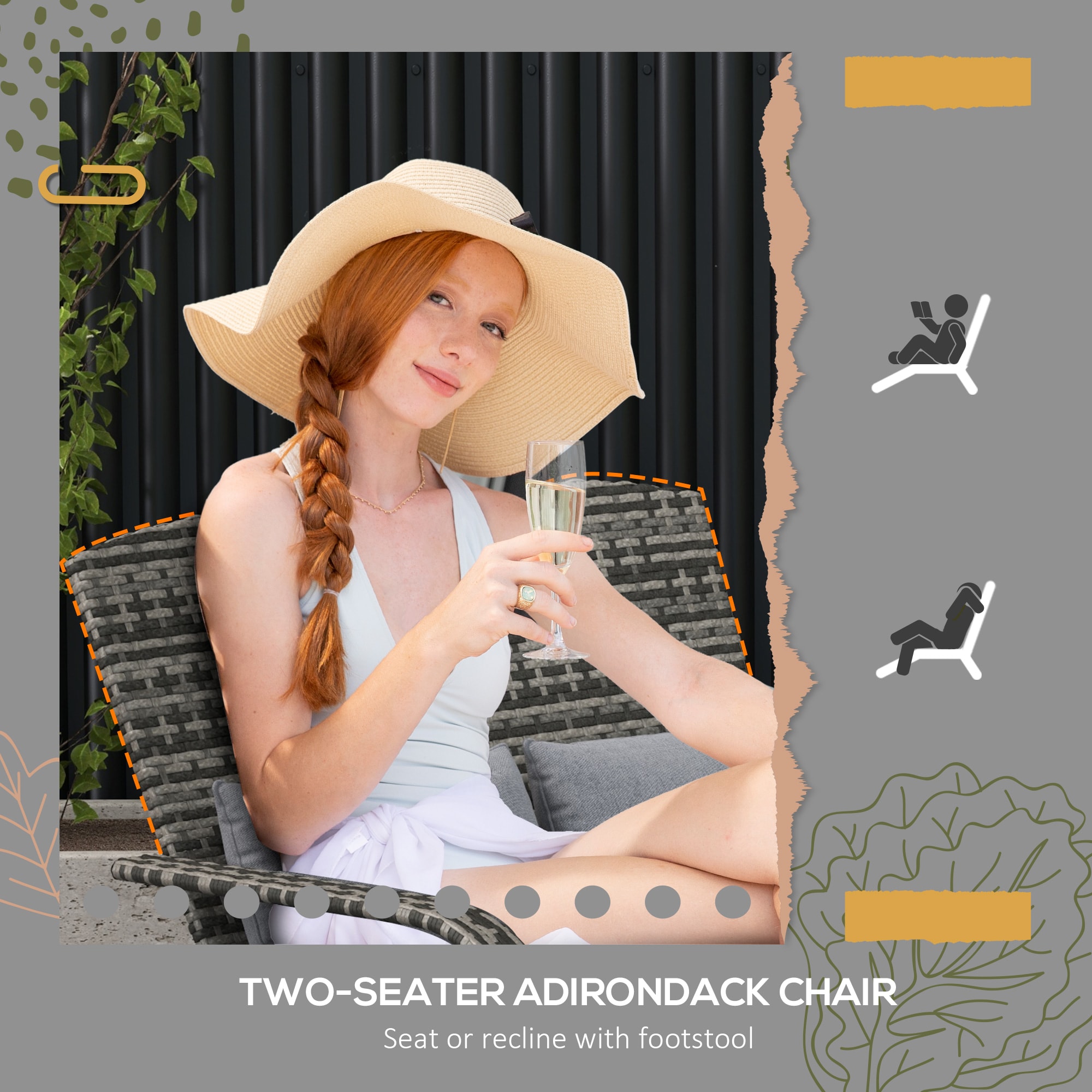 Outsunny 867-203V00GG Patio-Chairs - View #5