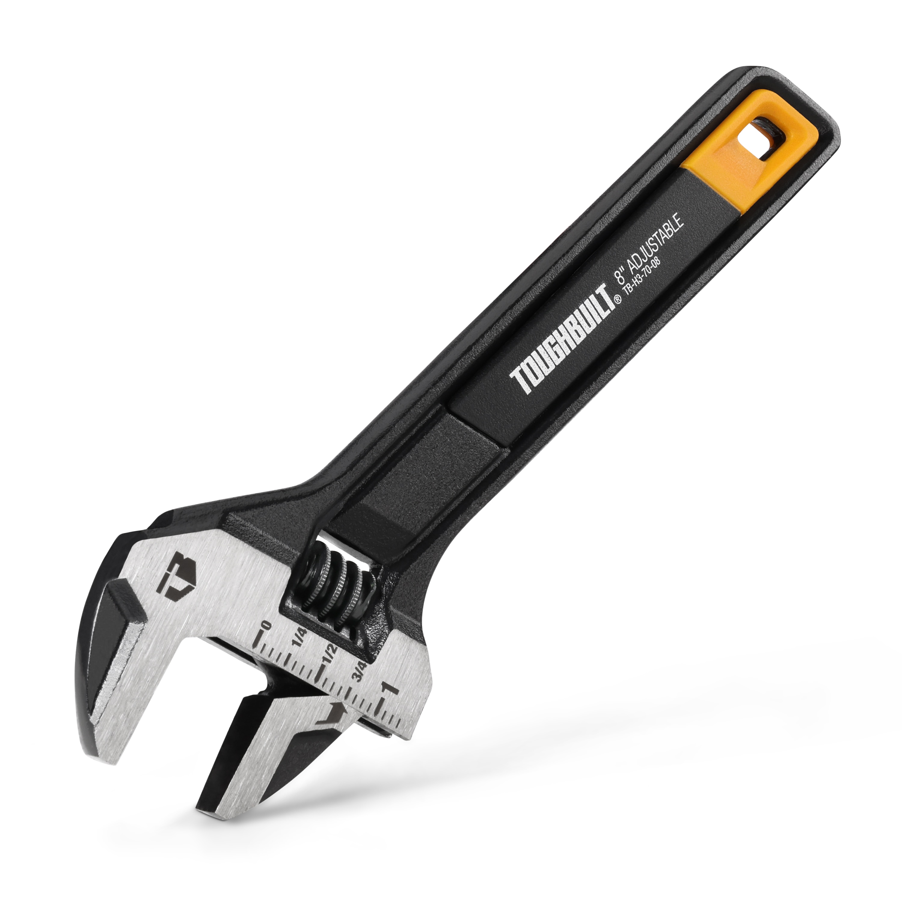 BLACK & DECKER 8-in Hardened Steel Adjustable Wrench at