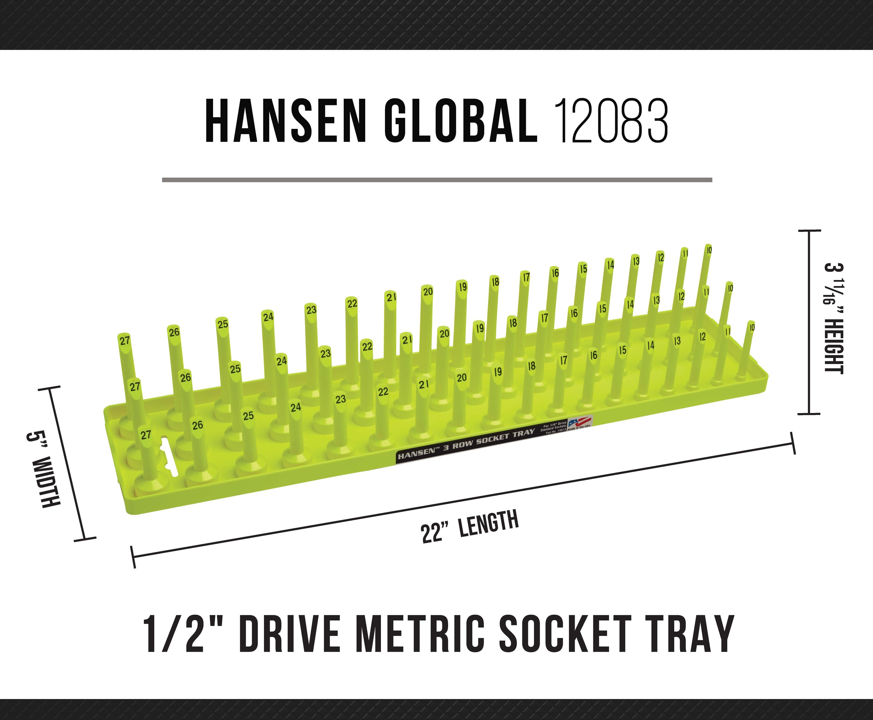 Hansen Global 92016 Tool-Storage-Access - View #2