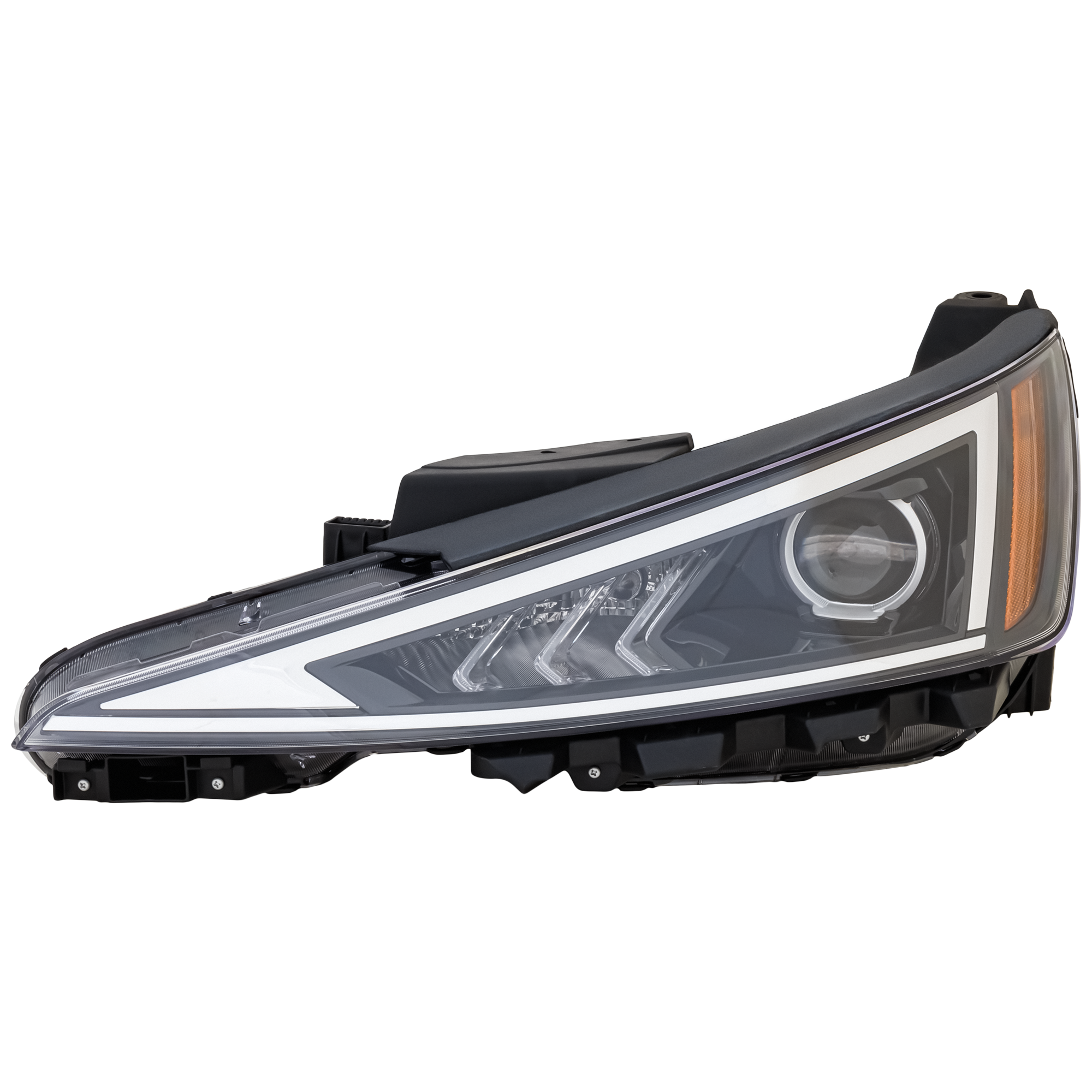 Garage-Pro GPRH10010068 Driver Side Headlight For Hyundai Elantra 2019-2020 Halogen with Bulb(s) Usa Built Vehicle Replaces# 92101f3500