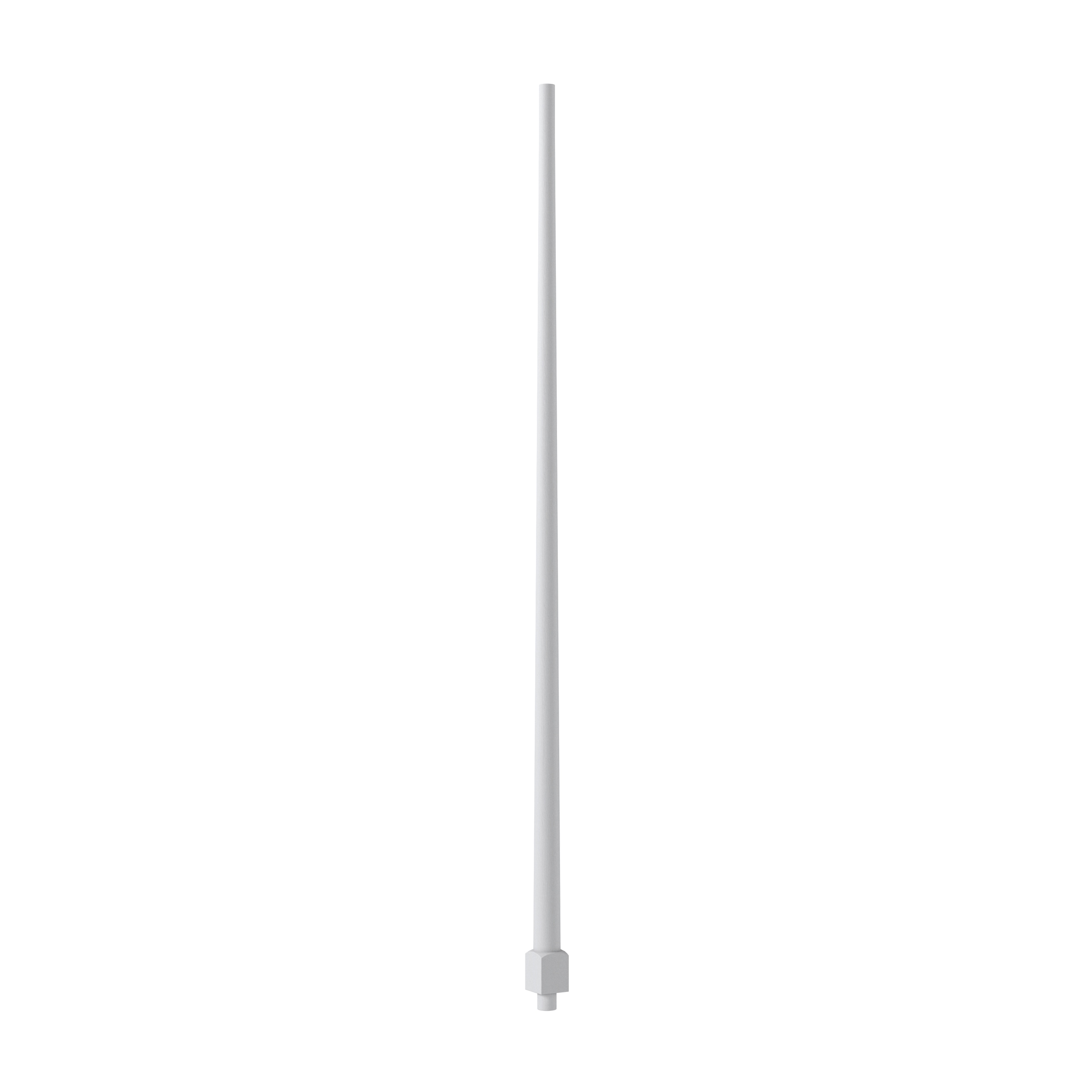 Crown Heritage 459589436 36-in x 1.25-in Colonial Primed White Pin Top Turned Stair Baluster