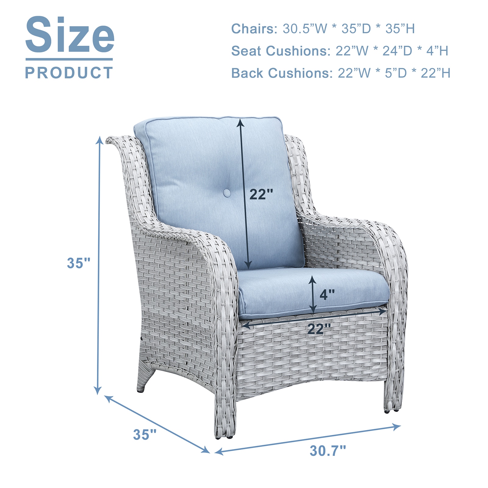 Rilyson FS076-1X2BB Patio-Chairs - View #6