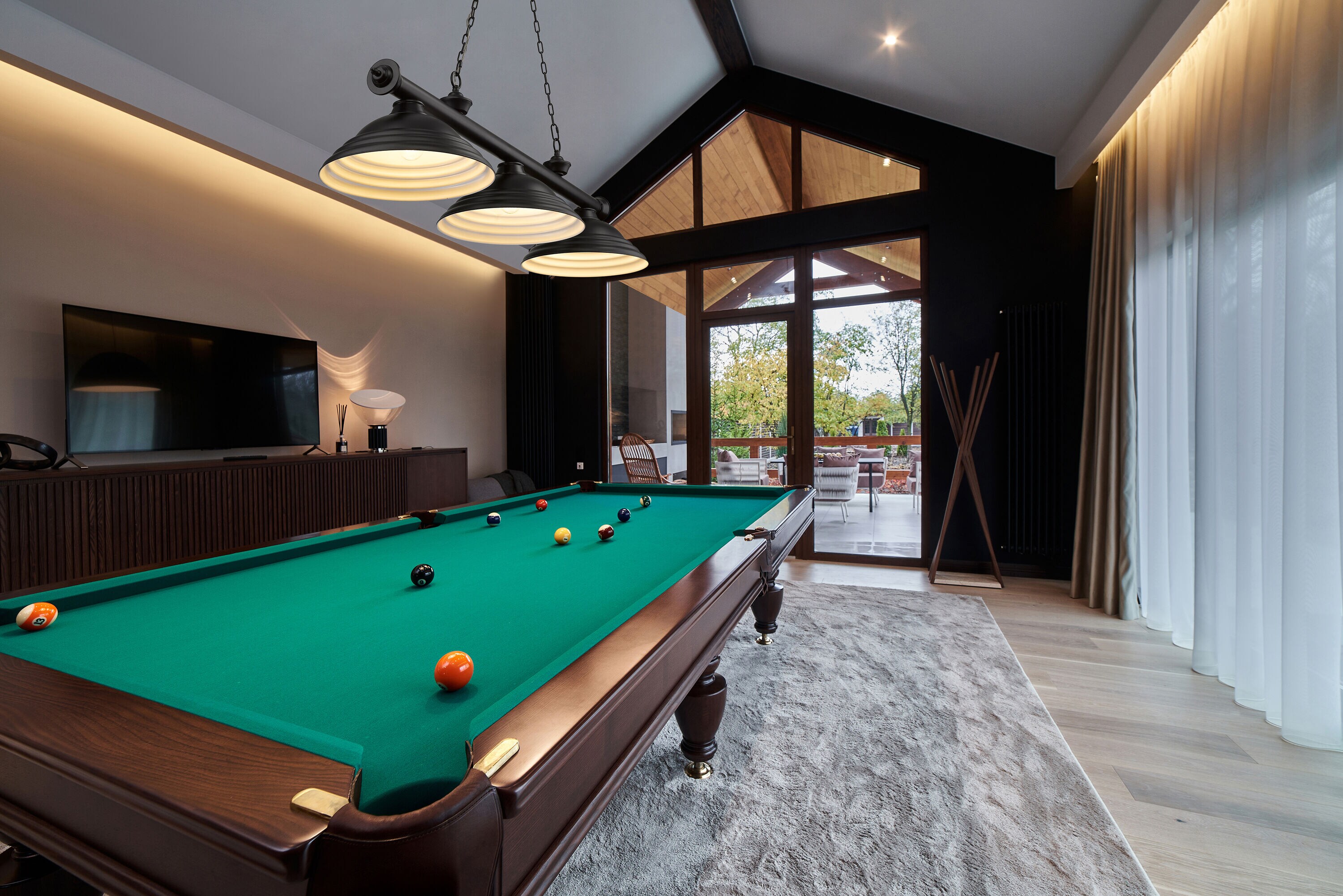 Z-Lite 2306-3MB-SMB Pool-Table-Lighting - View #7