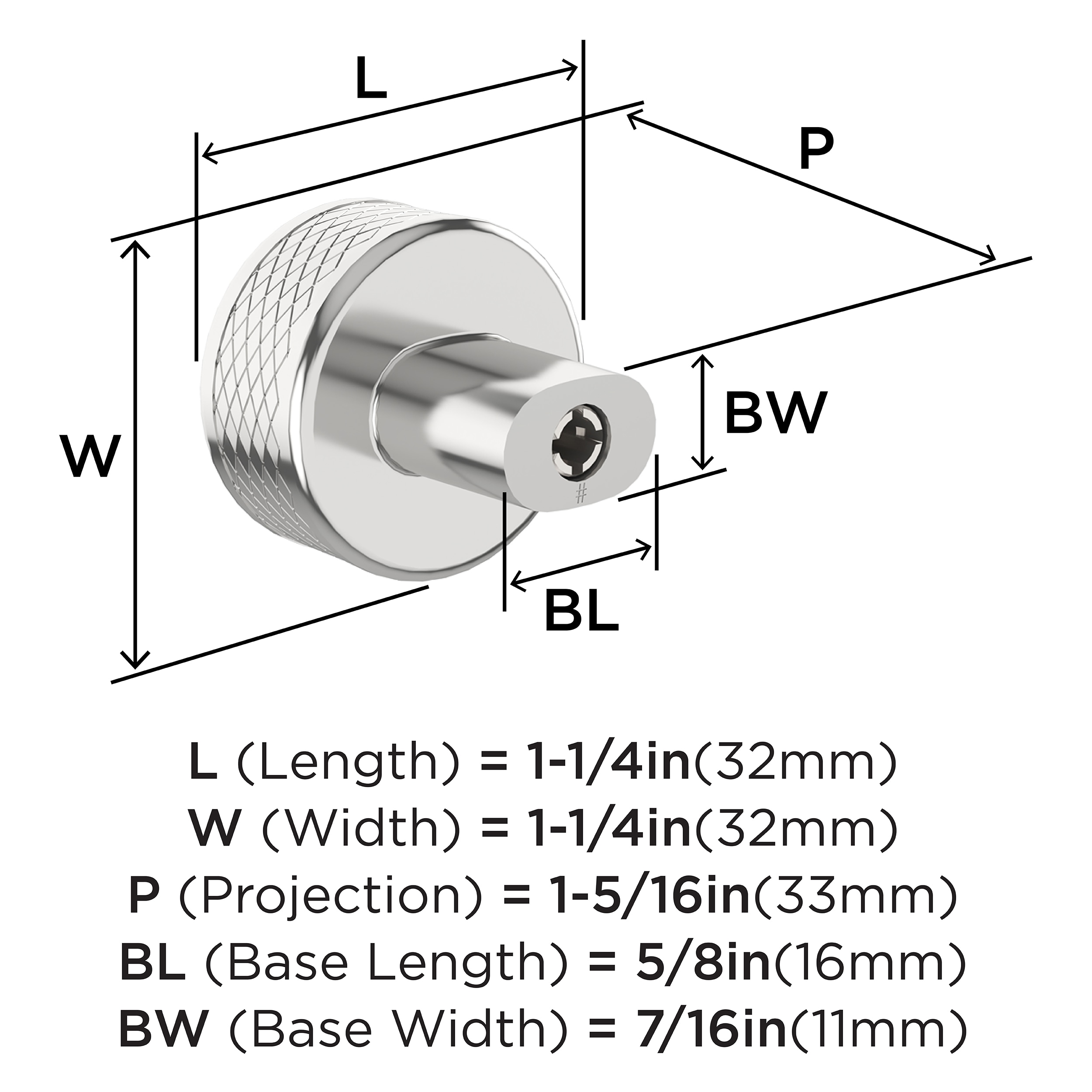 Amerock BP3655426 Cabinet-Knobs - View #4