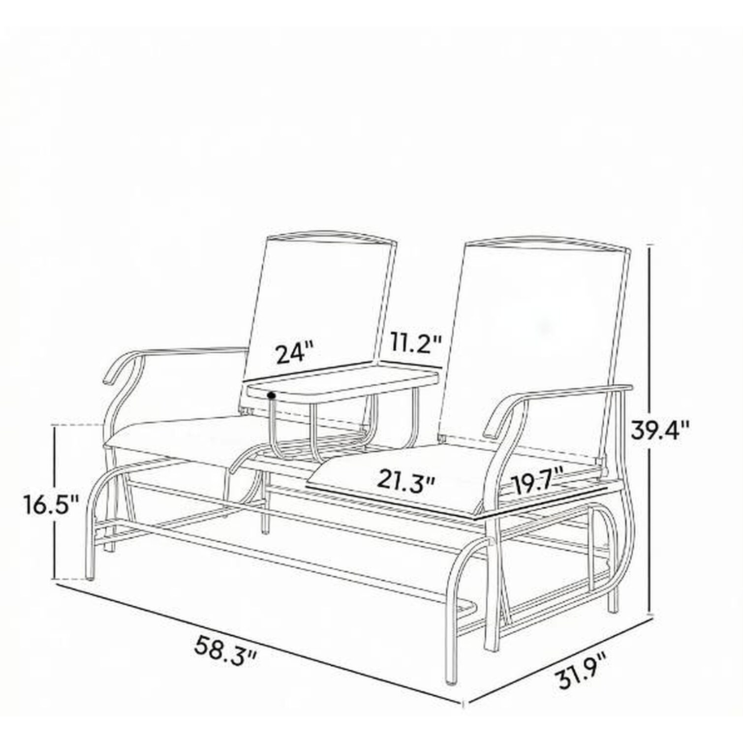 Tammesy 6R9H8TLDG1KA benches - View #6