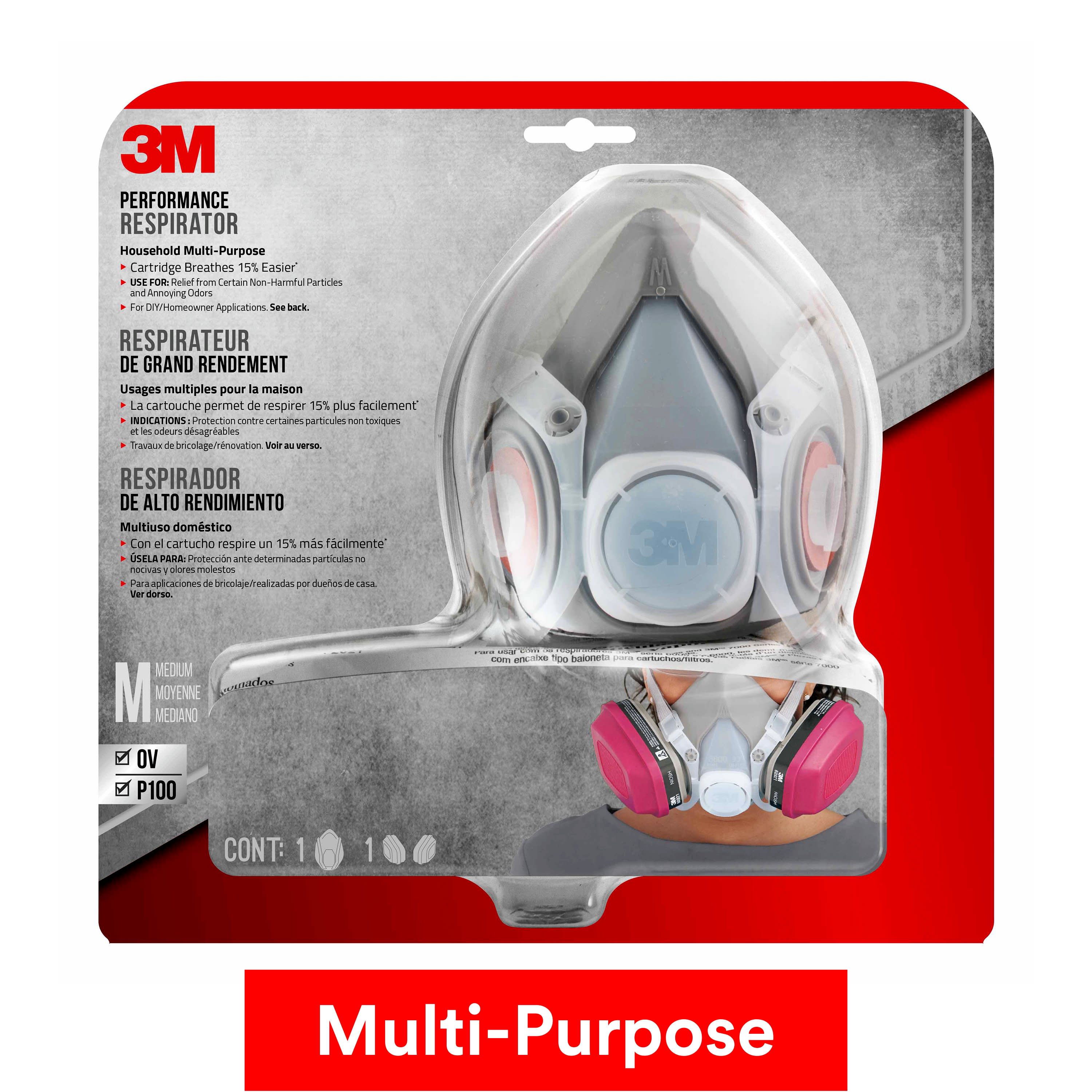 3M Performance Respirator Paint Project Multi Purpose Size Large for sale online 
