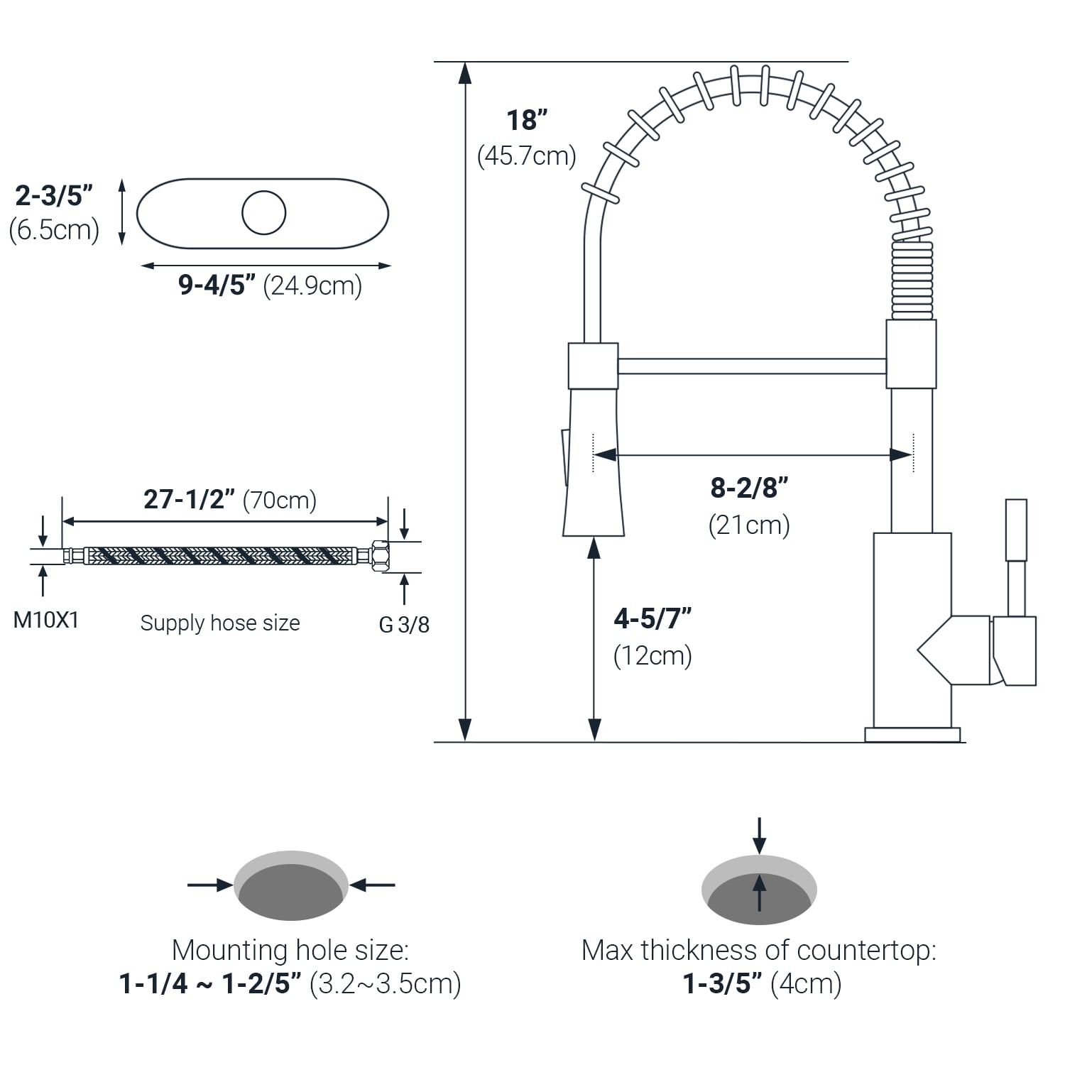 APPASO 829BN-SD Kitchen-Faucets - View #2