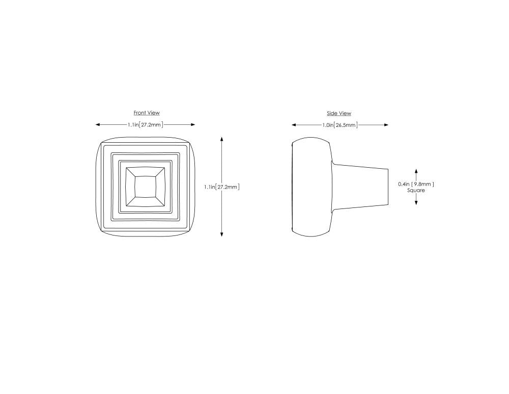 Wisdom Stone 4221RG-C Cabinet-Knobs - View #3