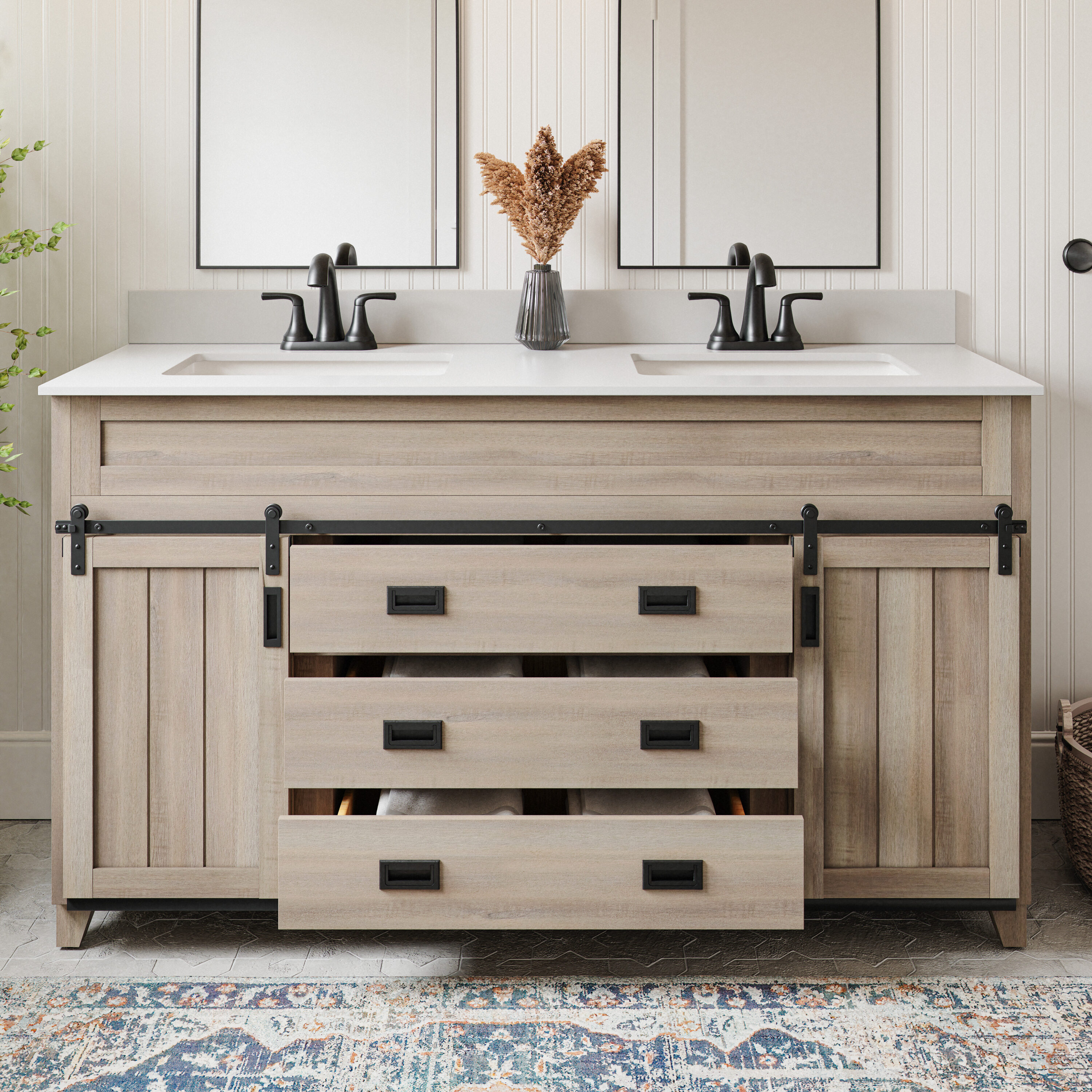 Style Selections LWS60MRTB Bath-Vanity-Combo - View #4