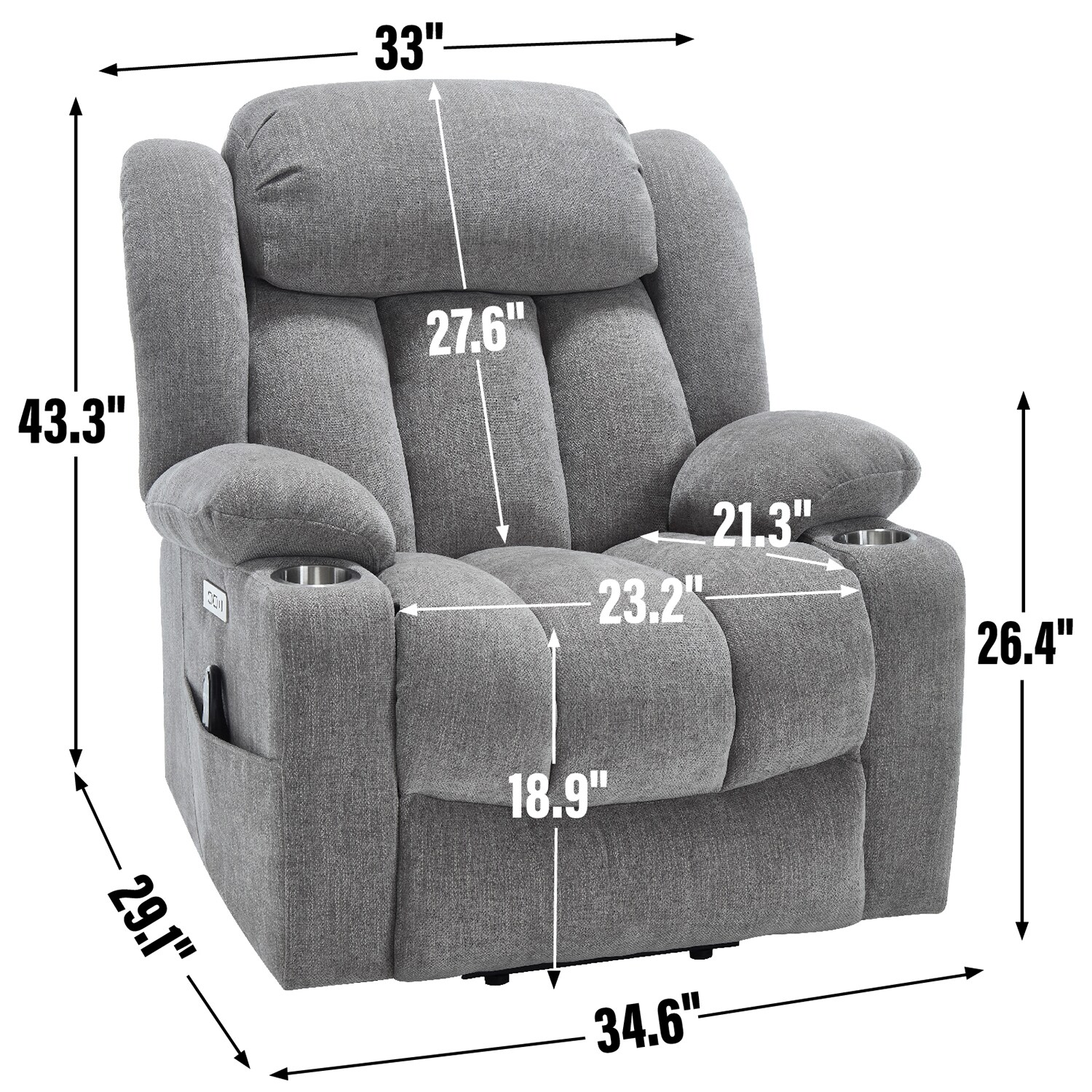 GZMR GZ-W2251 recliners - View #11