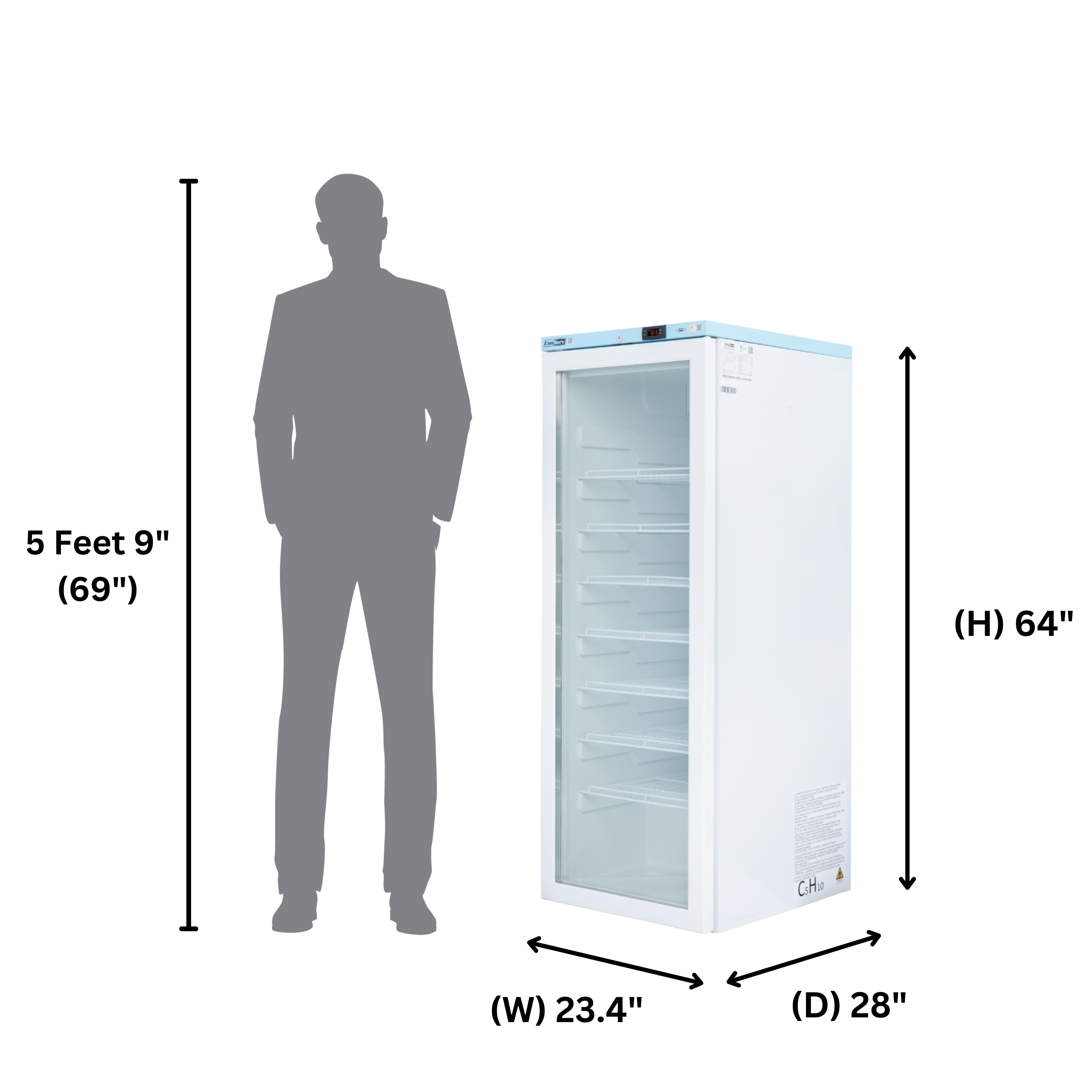 Equator Advanced Appliances CMV 1300 G Commercial-Refrigerators - View #3