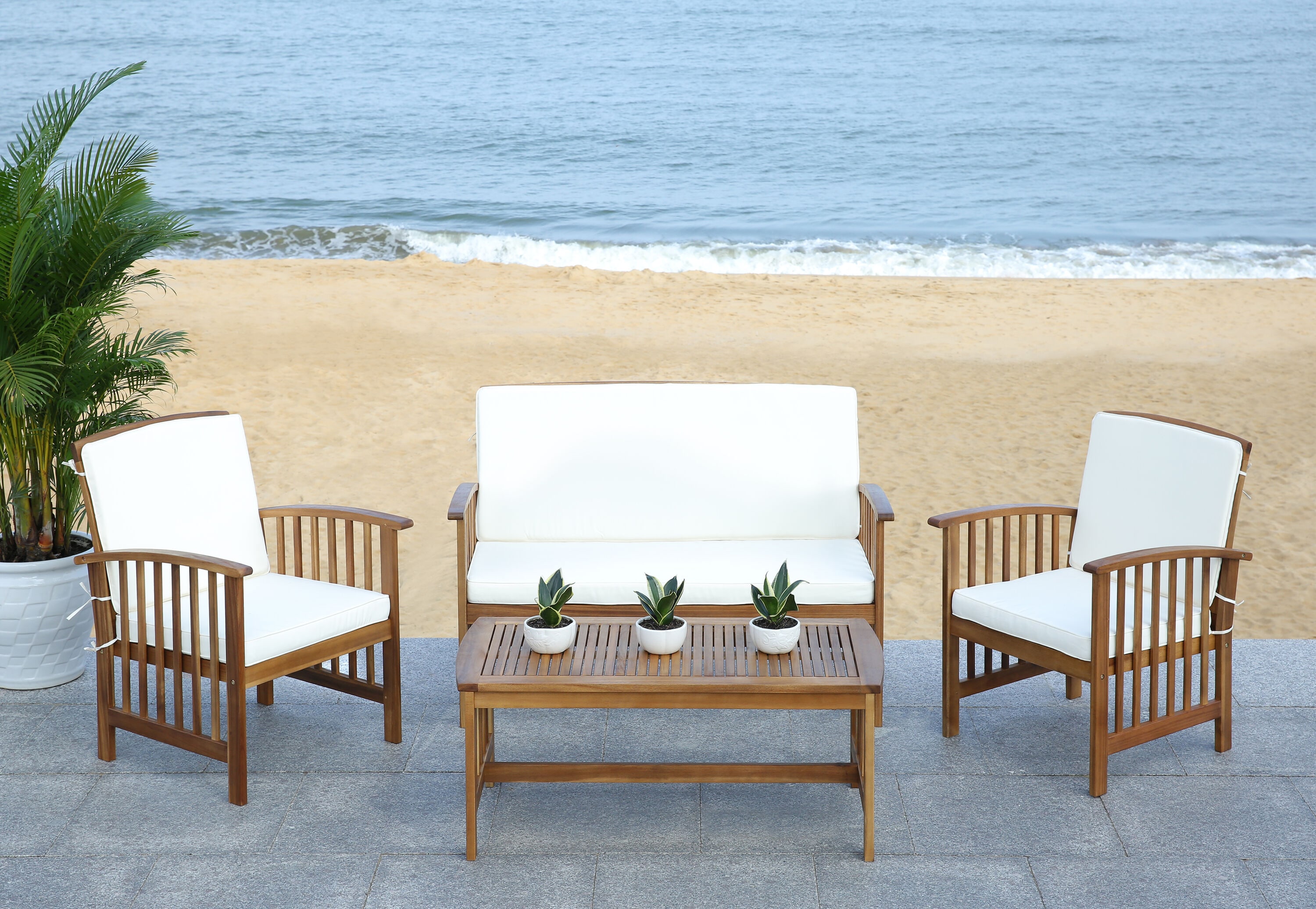 Safavieh PAT7007A Patio-Conversation-Sets - View #10