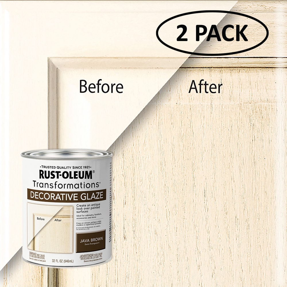 Rust-Oleum 266227SOS Transformations Java Brown Decorative Glaze ( 2 -Count )