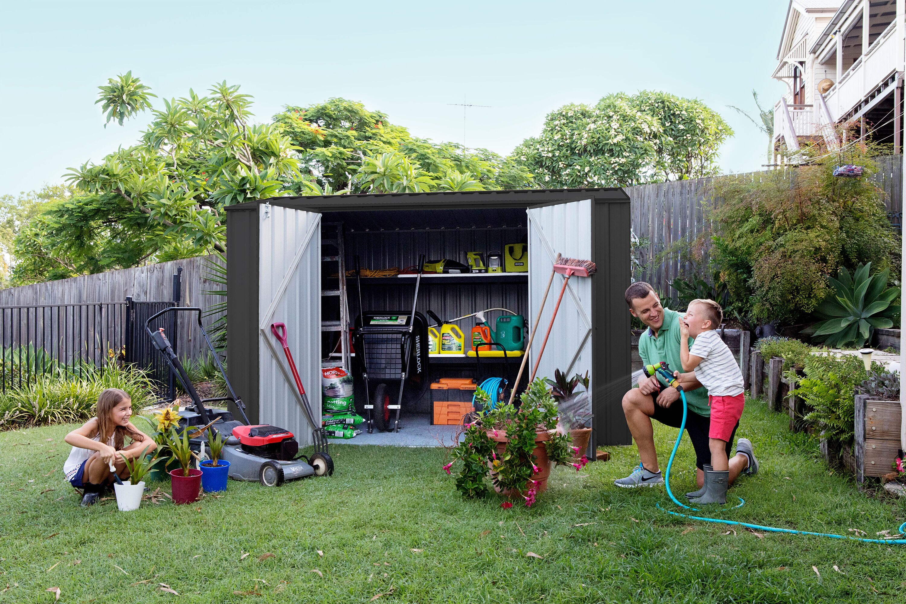 ABSCO AB1004 Metal-Storage-Buildings-Sheds - View #2