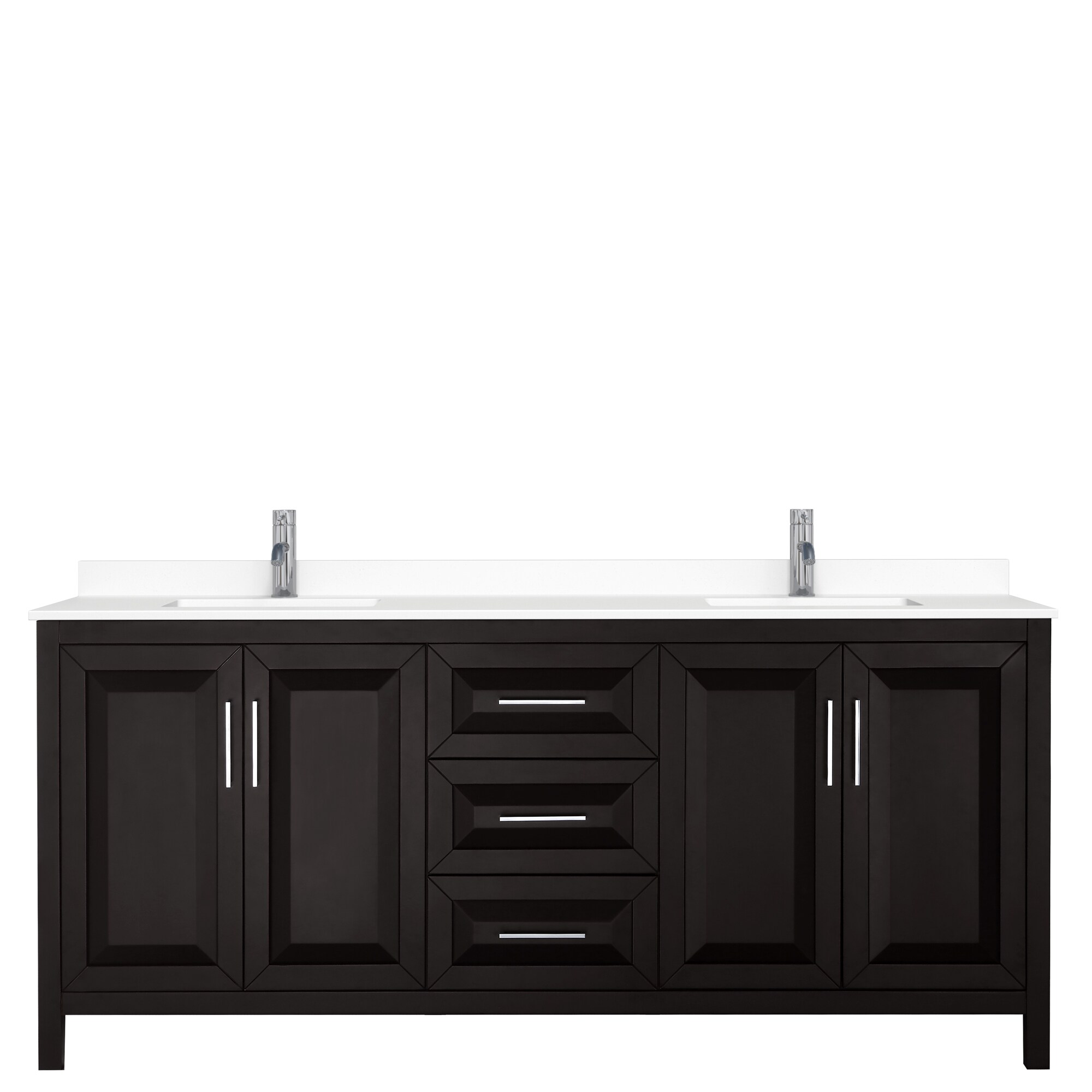 Wyndham Collection WCV252580DDEWCUNSMXX Bath-Vanity-Combo - View #3