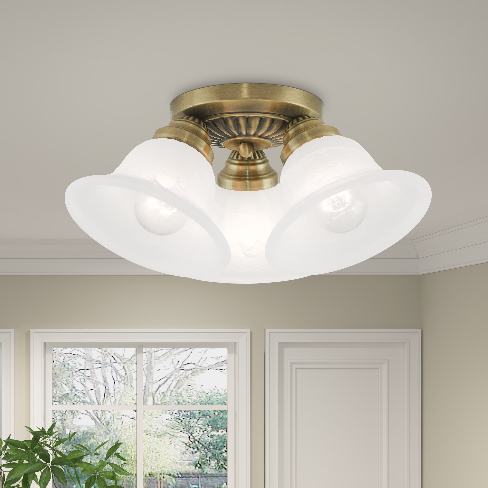 Livex Lighting 1529-01 flushmounts - View #6