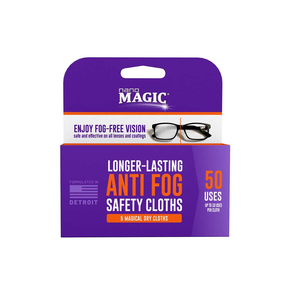 Glass Cleaner With Anti-Fog Wipes, 15 Count