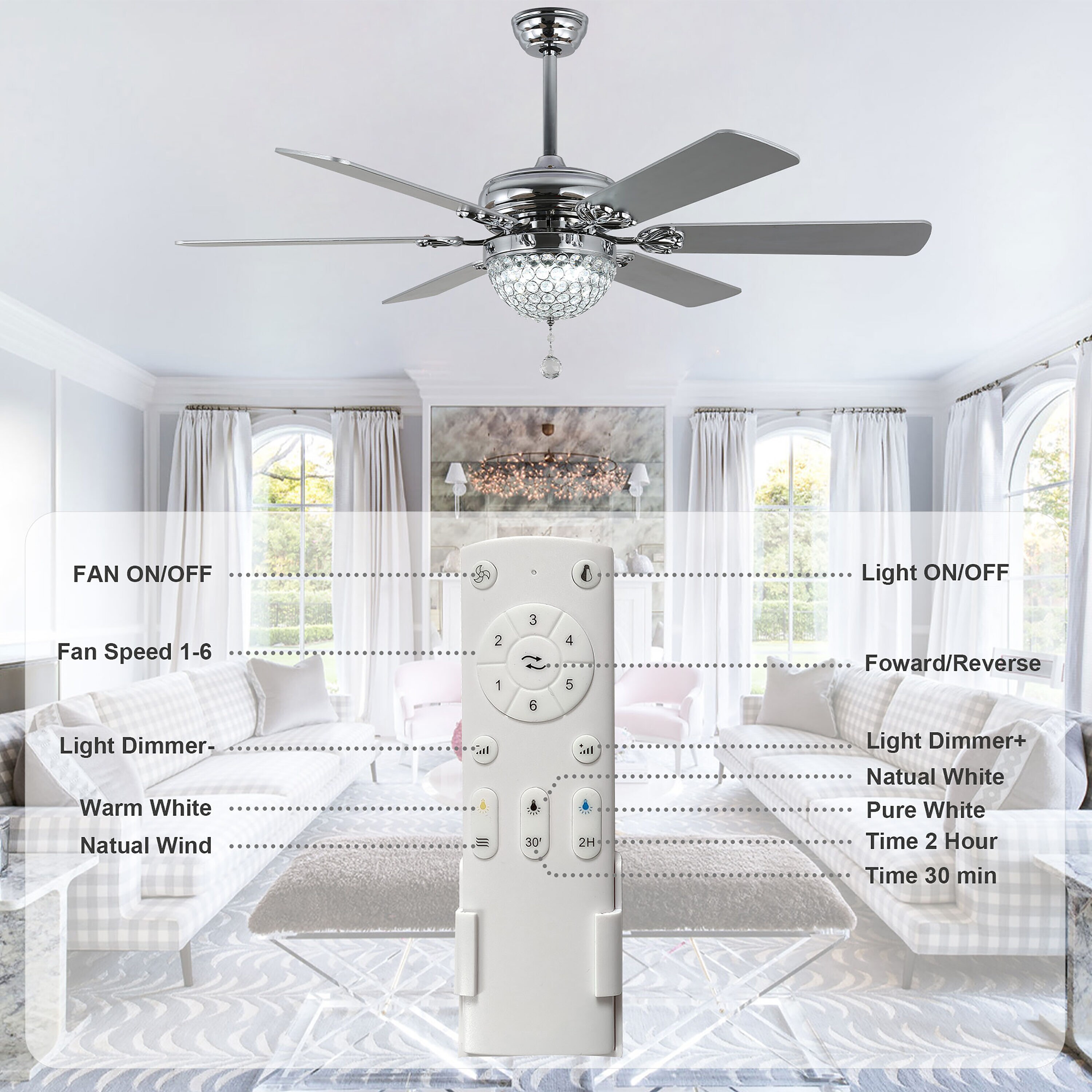 Cusp Barn DC6503-C Ceiling-Fans - View #6