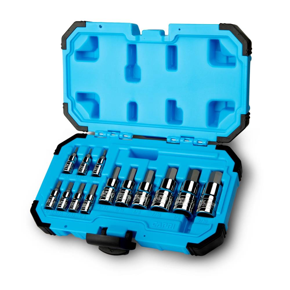 Capri Tools CP30003ADV 13 -Piece Set Drive Set Hex Bit Driver Socket Set