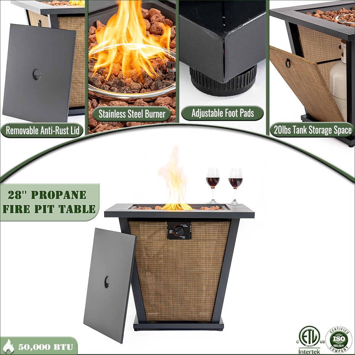 TATAHANCE XW85328PGFPT49 Outdoor-Gas-Firepits - View #5