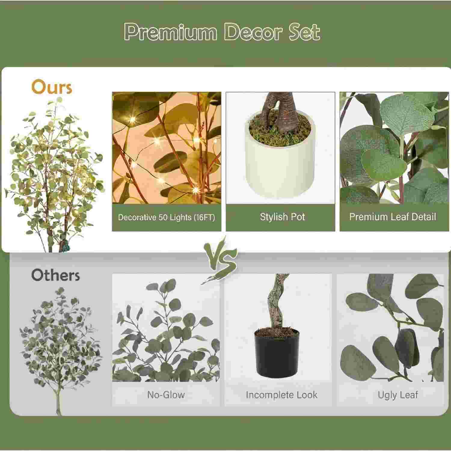 WhizMax DF-PHK-33YM5S9F Artificial-Plants-Trees - View #3