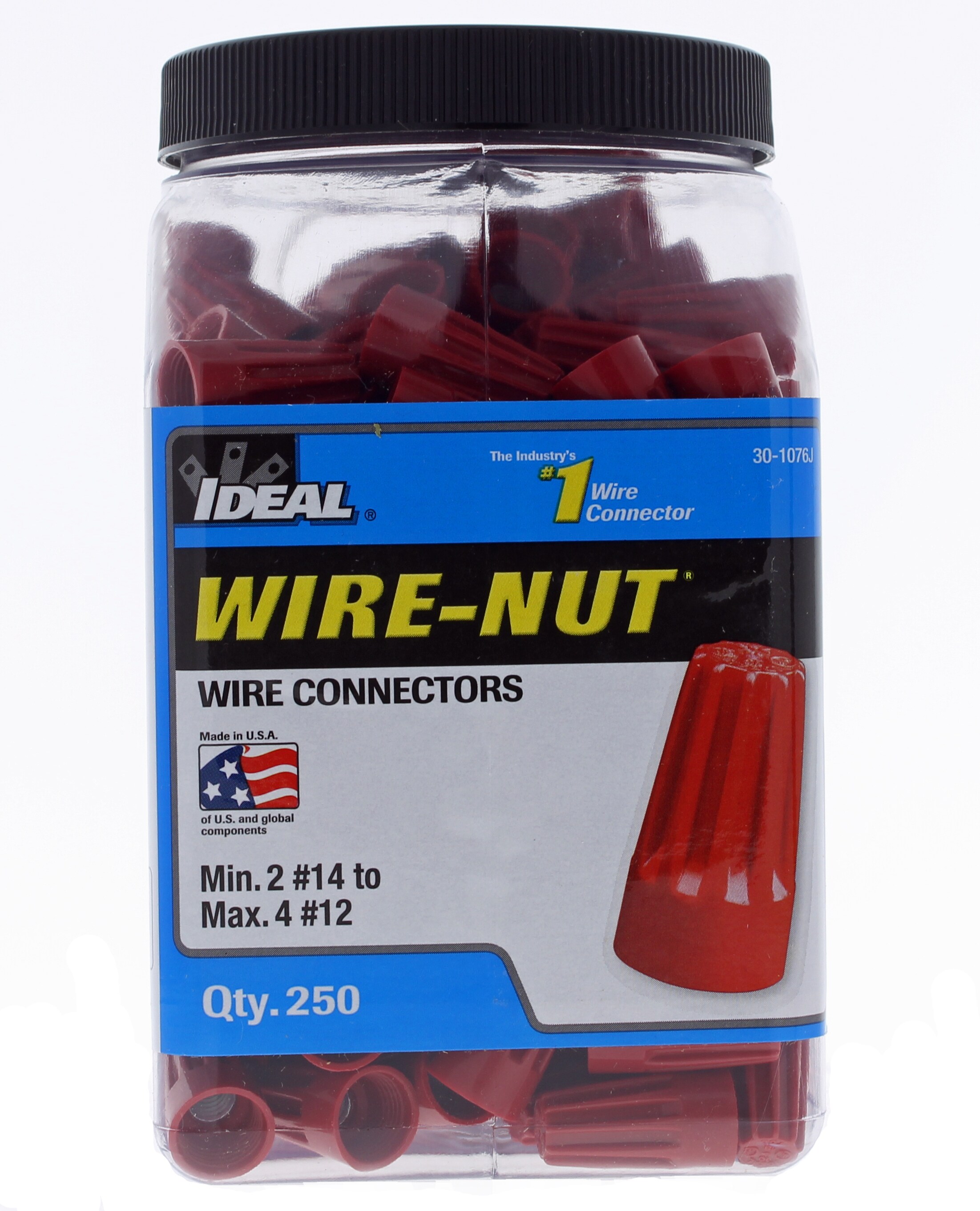 IDEAL Wire Connectors Red (250Pack) in the Wire Connectors department at