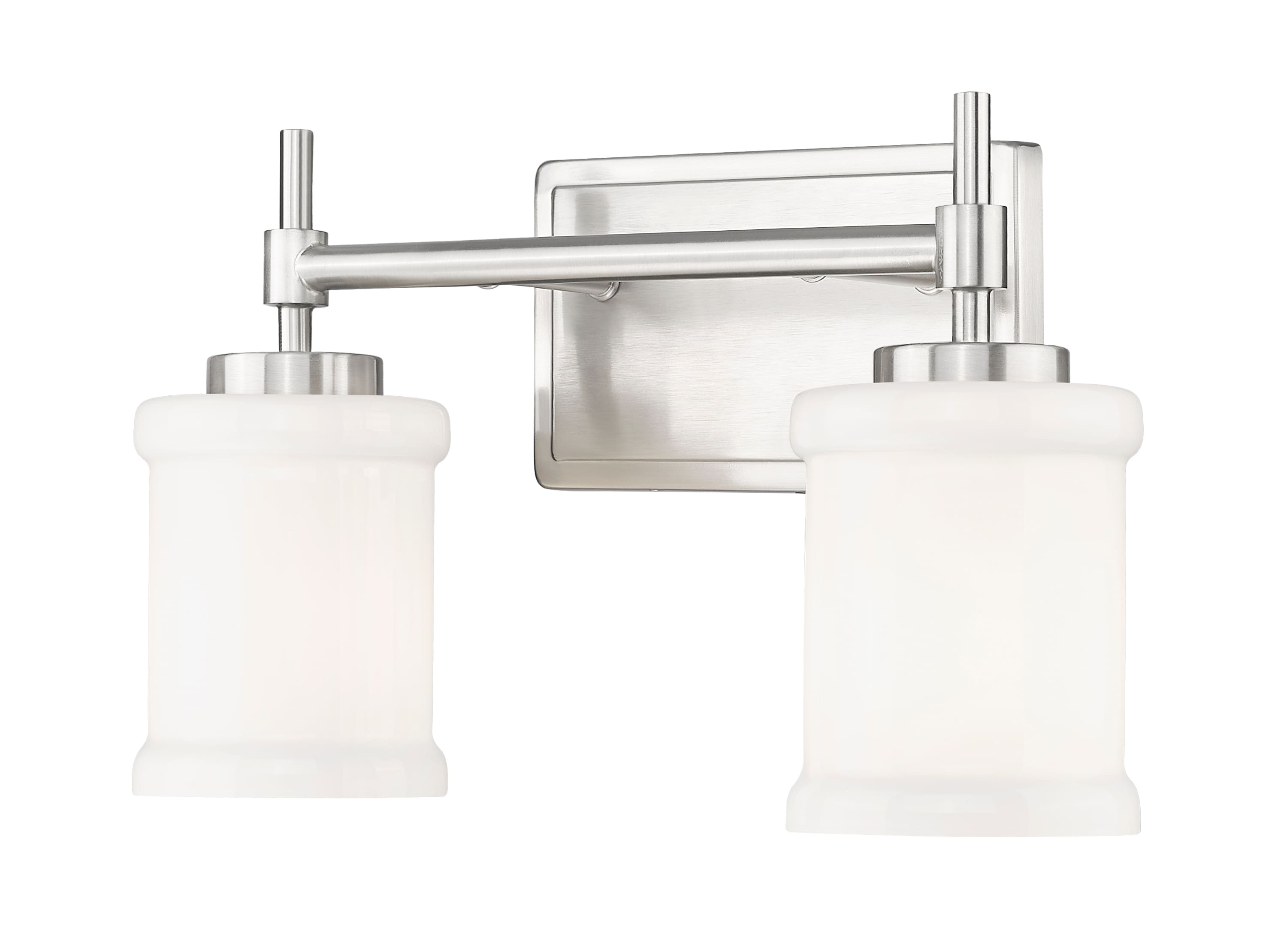 Z-Lite 622-2V-BN Cadoc 15-in 2 -Light Brushed Nickel Transitional Vanity light